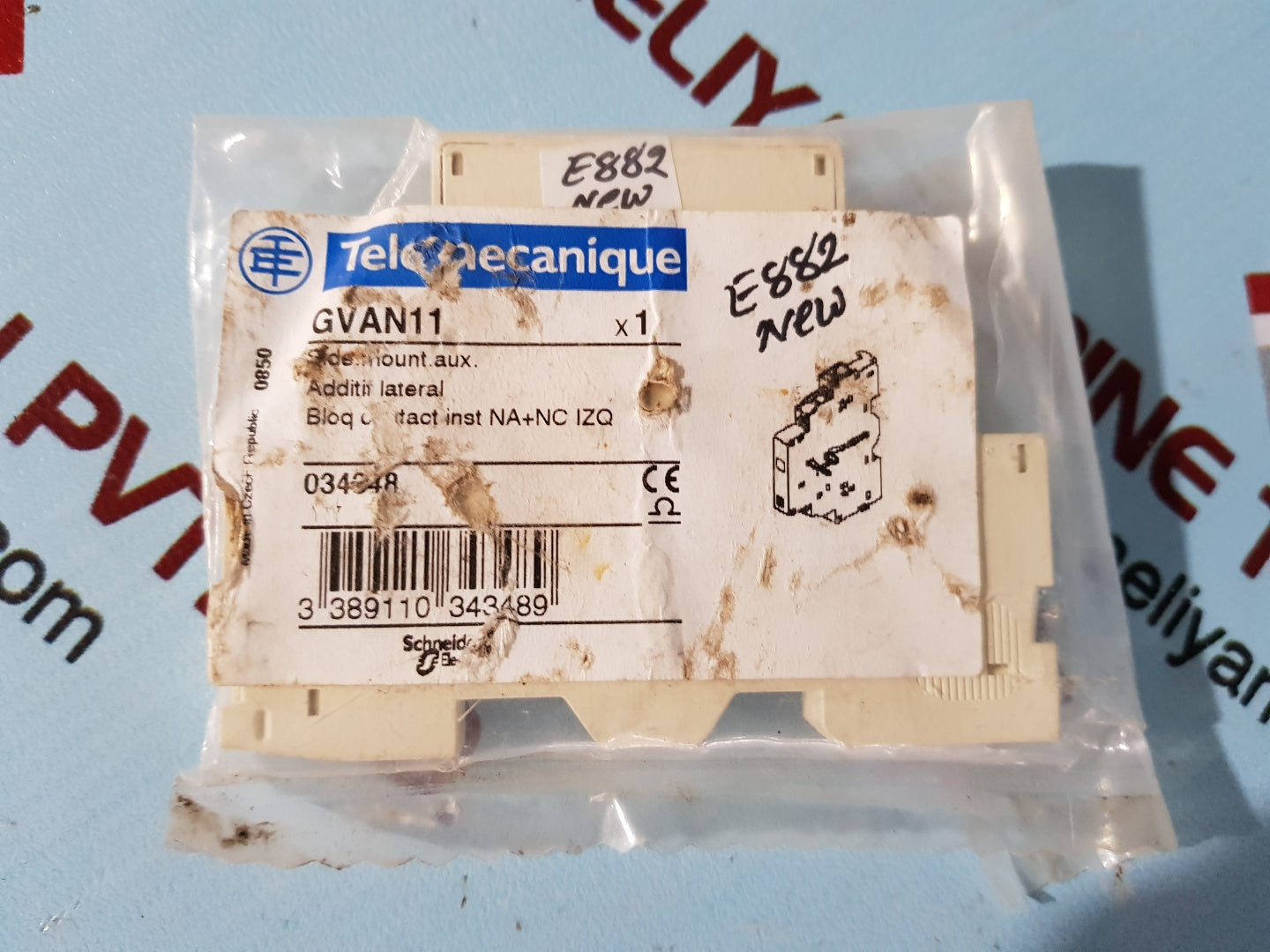 Telemecanique gvan11 auxiliary contact block