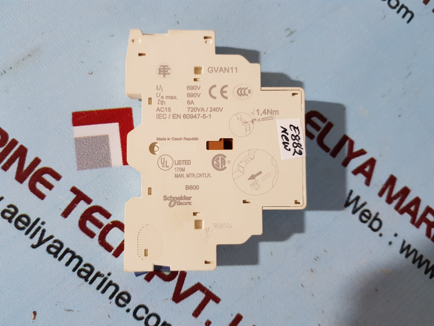 Telemecanique gvan11 auxiliary contact block