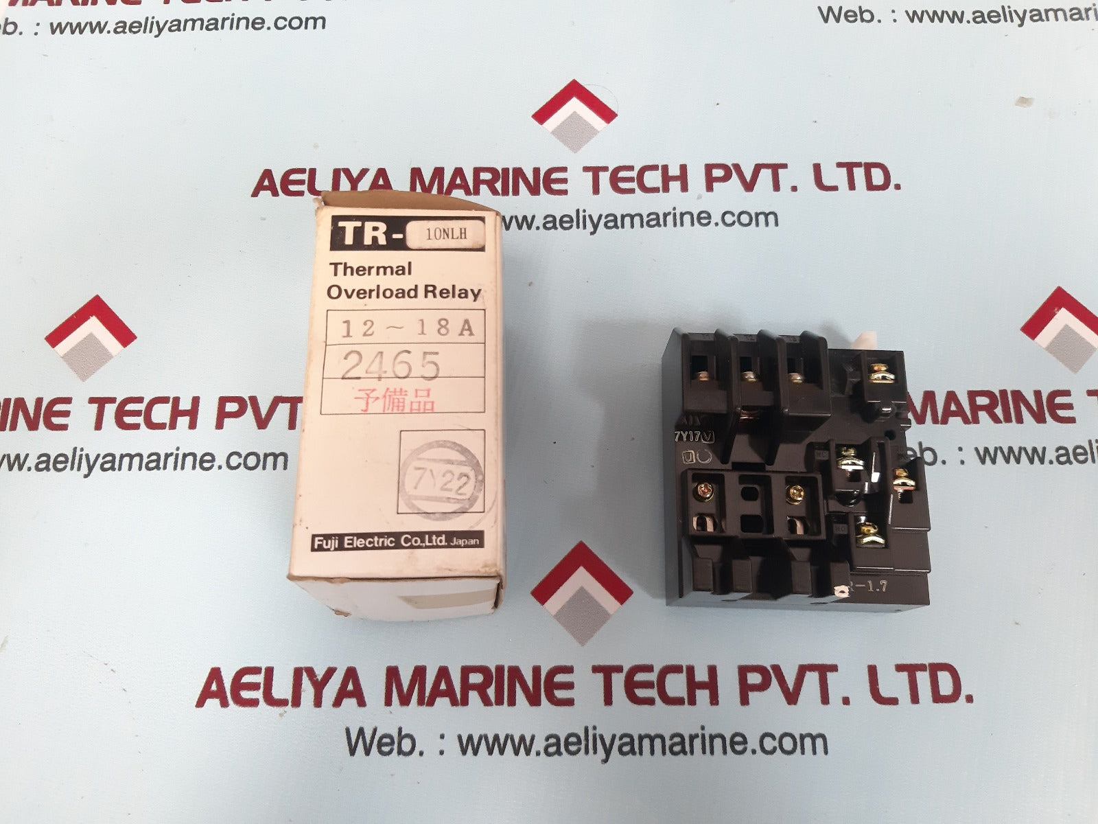 Fuji electric tr-10nlh/m1 thermal overload relay 12~18a