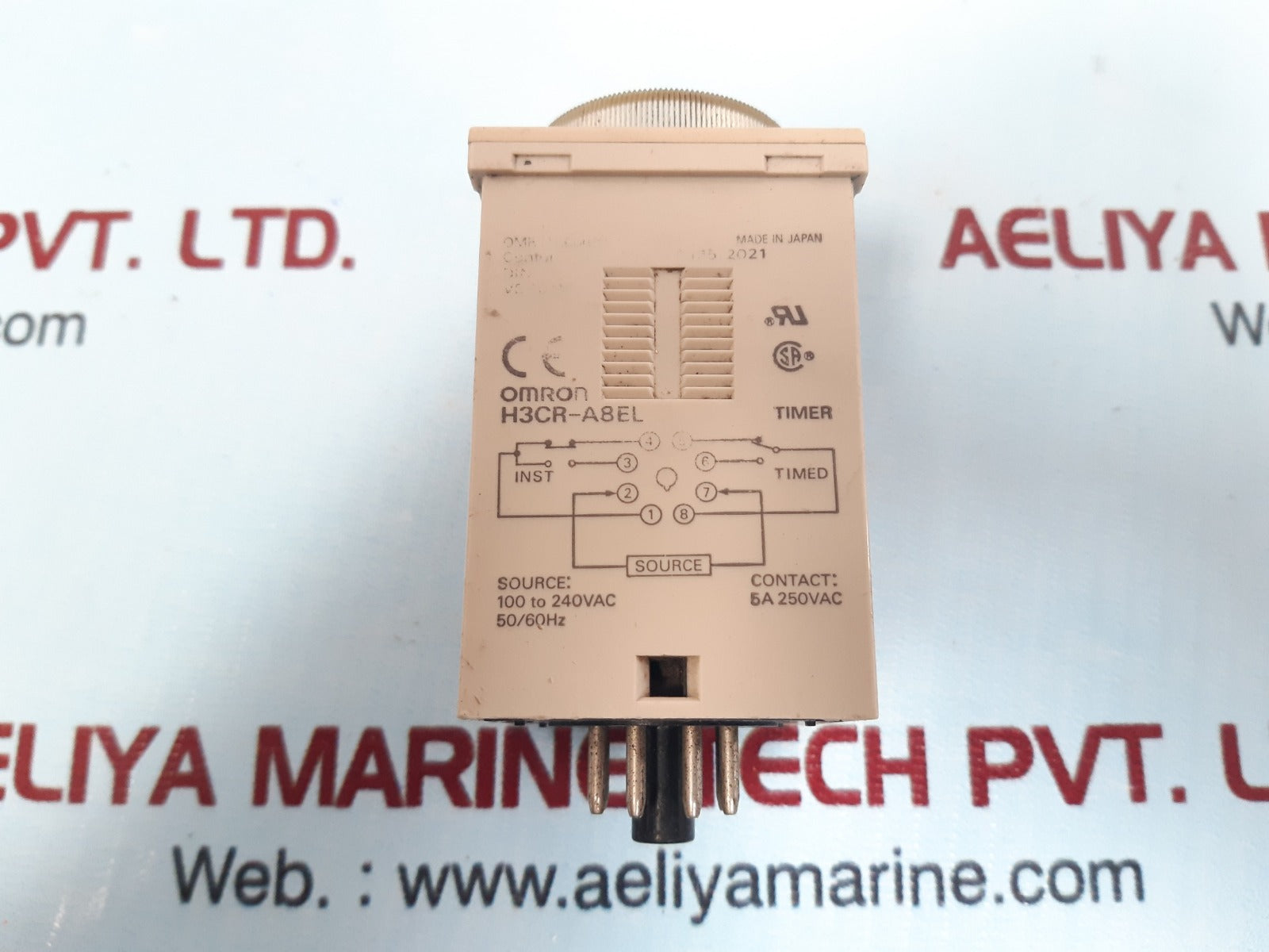 Omron H3Cr-a8El Solid State Timer 100-240Vac 50/60Hz