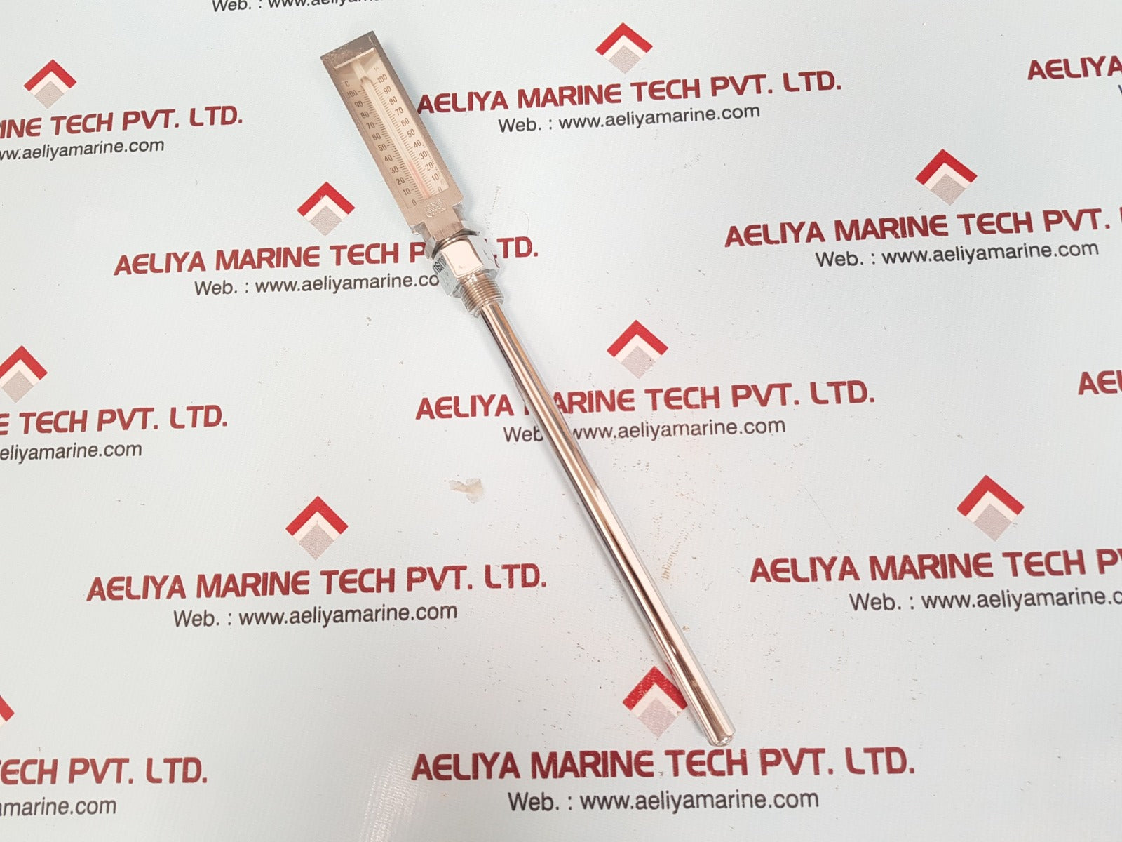 Tokyo Keiryoki Marine Engine Gauge Thermometer 0-100 'c