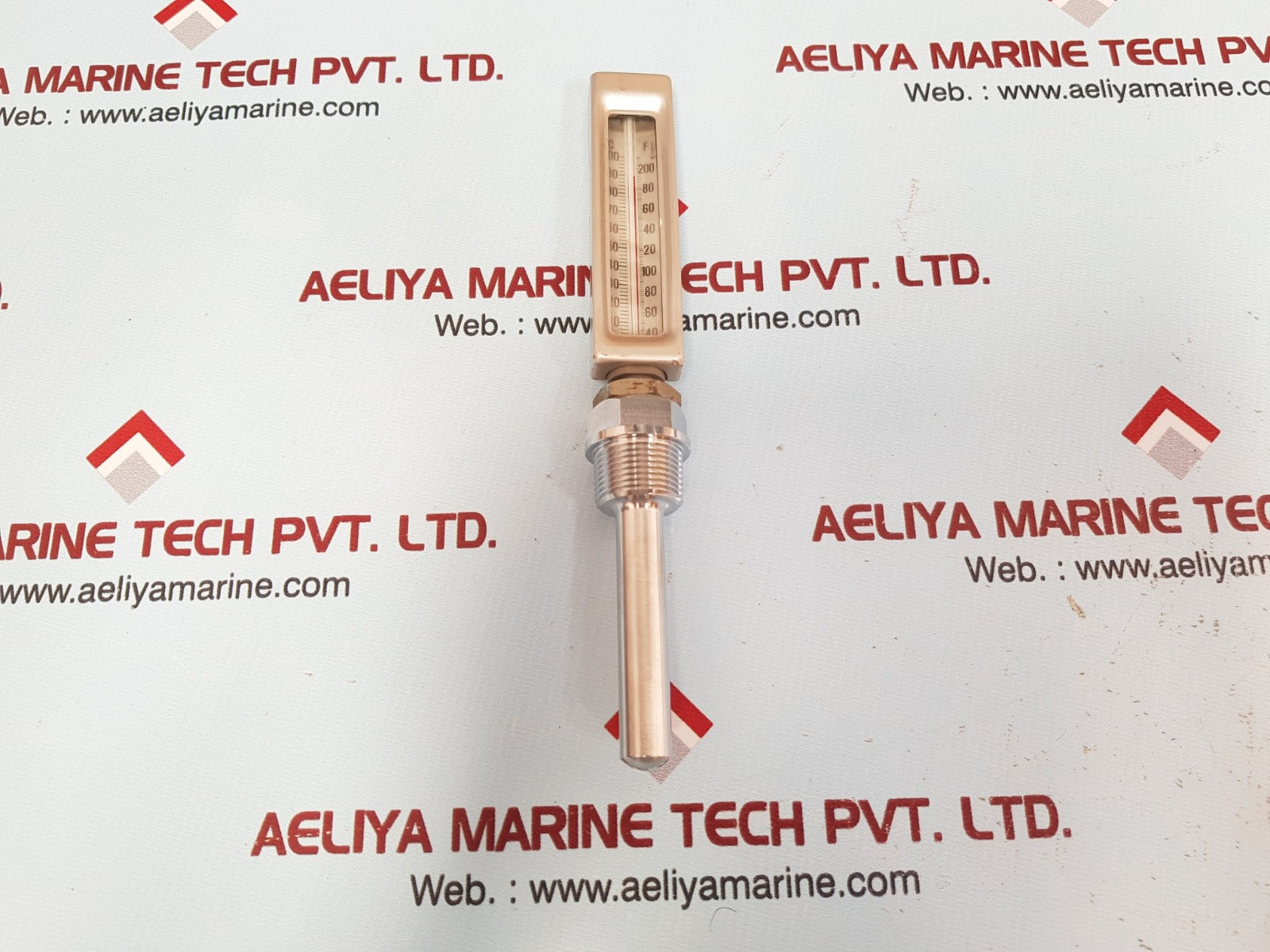 0-100 'c marine engine gauge thermometer