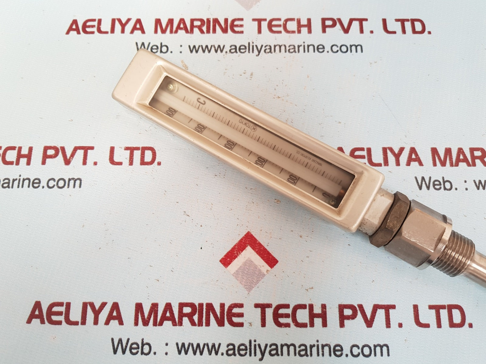 Yamazaki Keiryoki 0-500 'c Marine Engine Gauge Thermometer