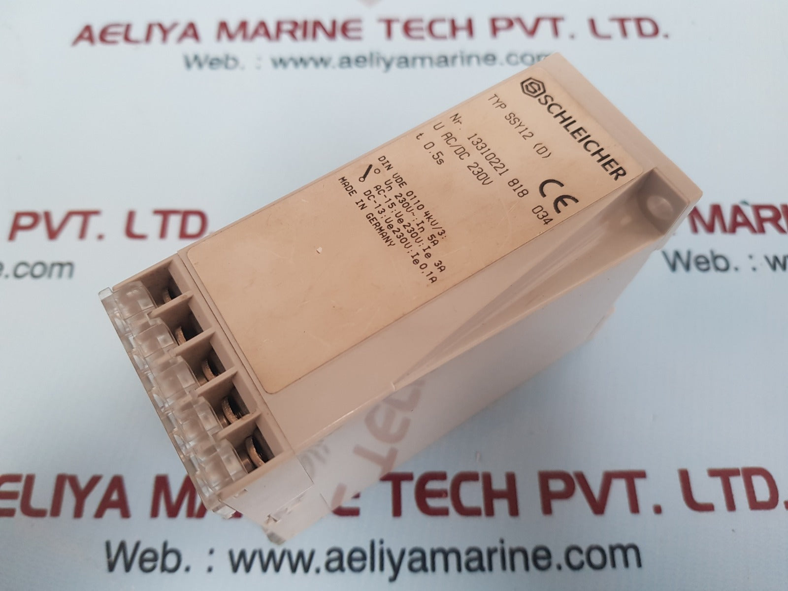 Schleicher Ssy12 Time Relay 13310221 818 034 U Ac/Dc 230V