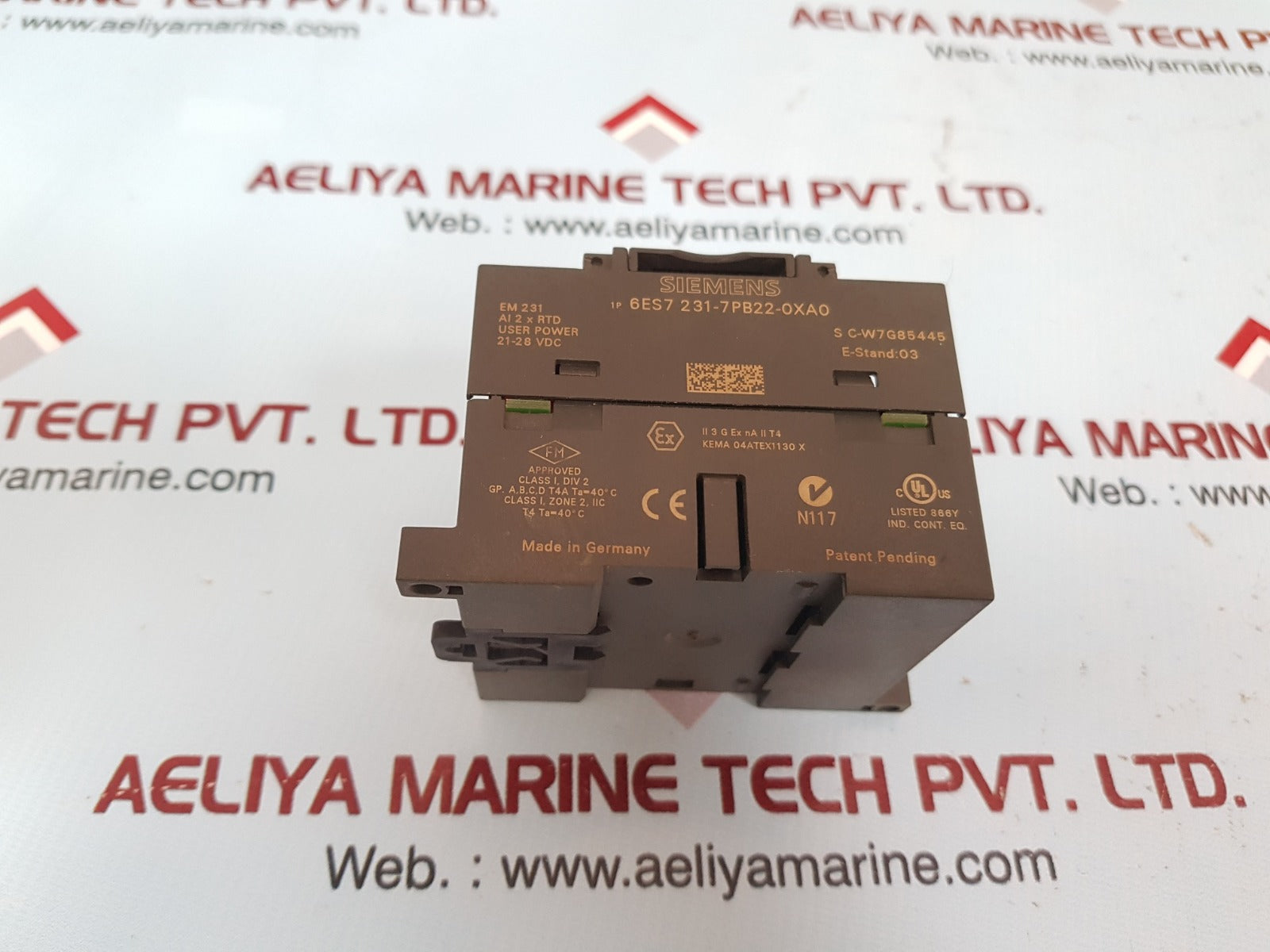 Siemens 1P 6Es7 231-7Pb22-0Xa0 Analog Input Module