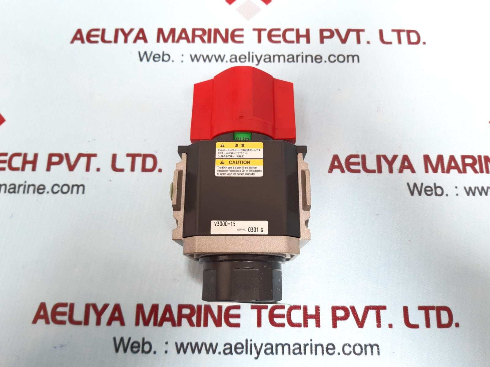 Ckd V3000-15 Pneumatic Manual Shut-off Exhaust Valve