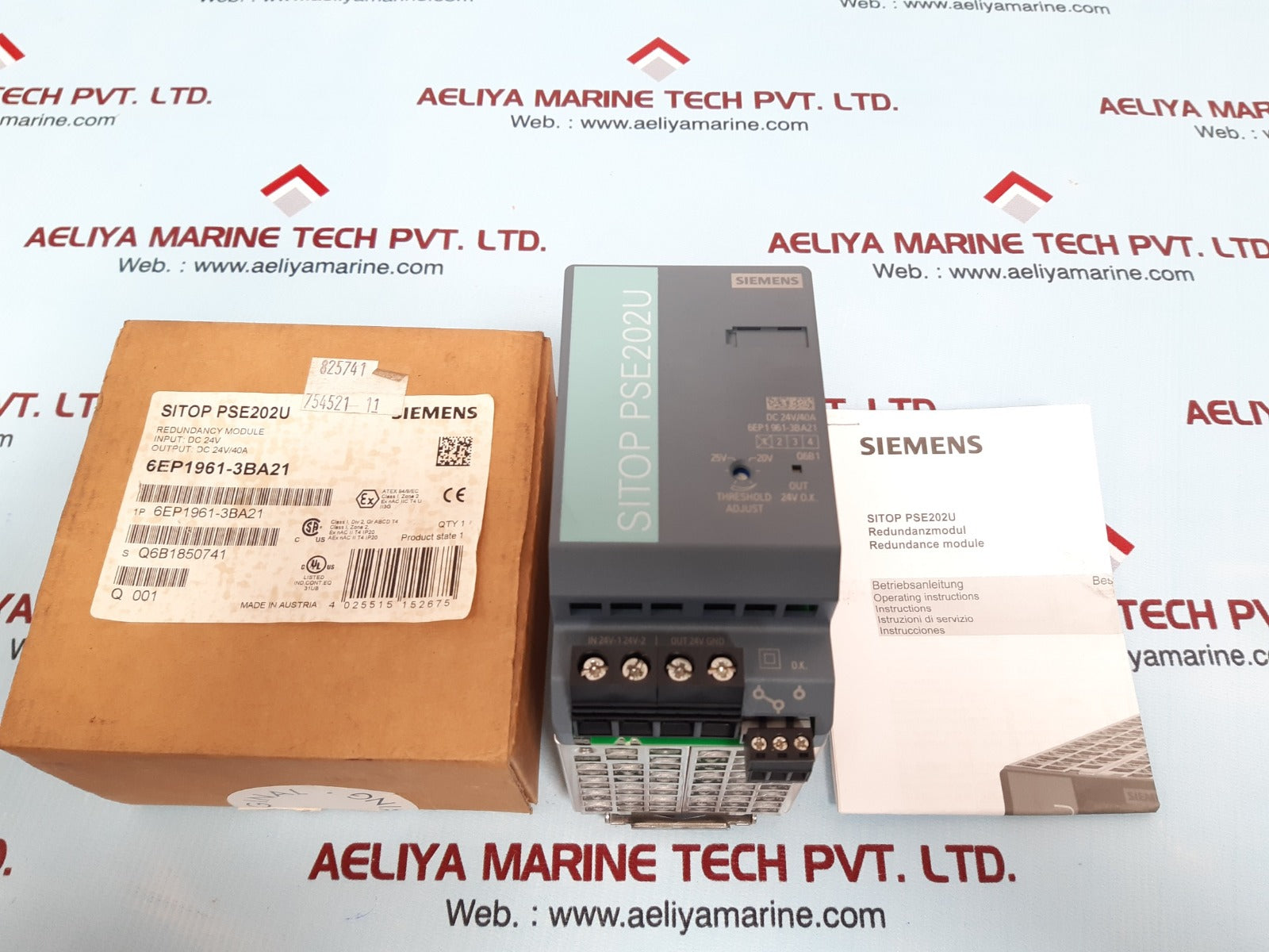Siemens Sitop Pse202U 6Ep196-1-3Ba21 Redundancy Module