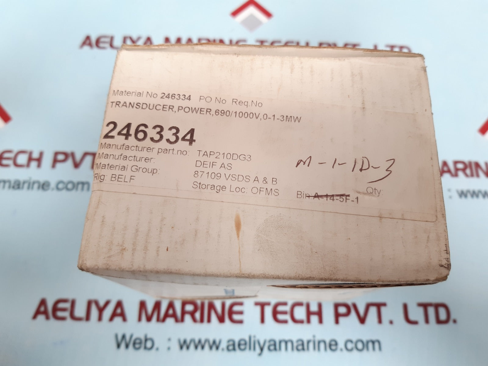 Deif Tap 210Dg/3 Inwatt Transducer 700001578.10 230V Ac