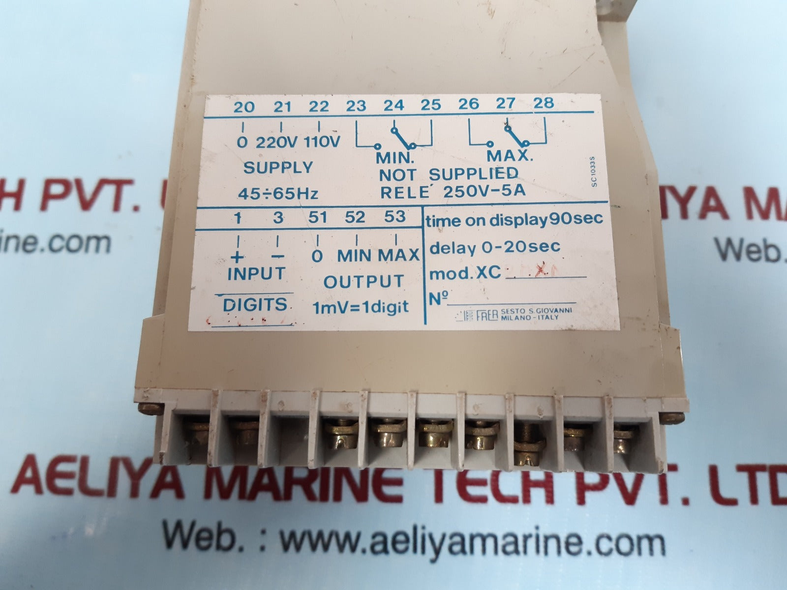 Faer Time Relay 220V 110V Time On Display 90Sec