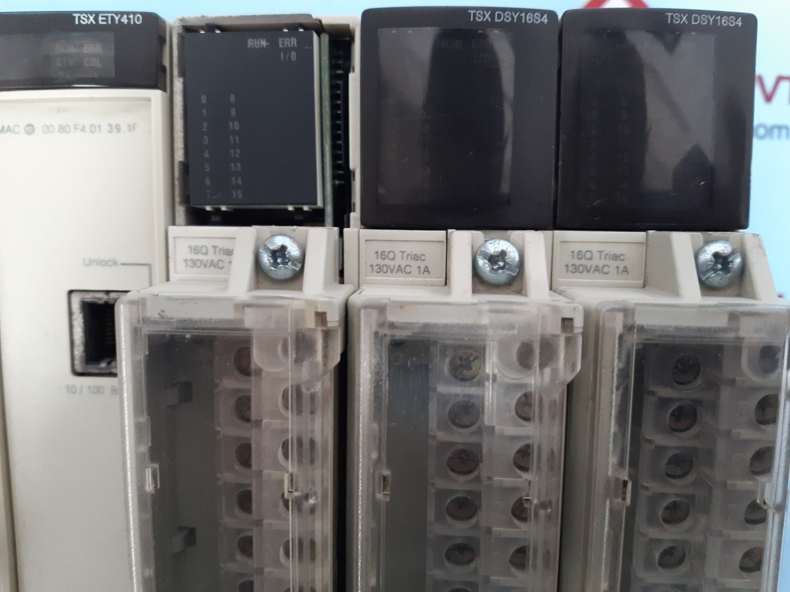 schneider electric tsx psy2600 tsx p57203 tsx asy800 tsx ety410 tsx dsy16s4 module rack