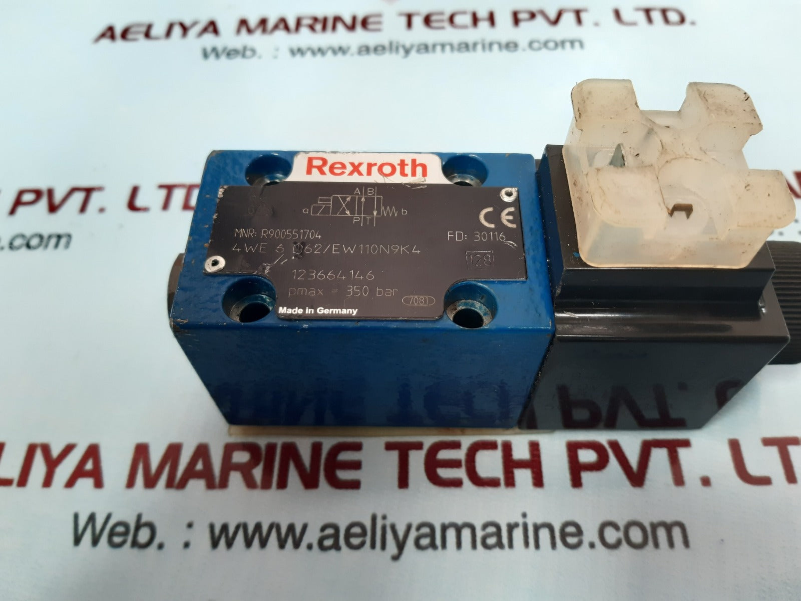 Rexroth 4We 6 D62/Ew110N9K4 Direction Control Solenoid Valve