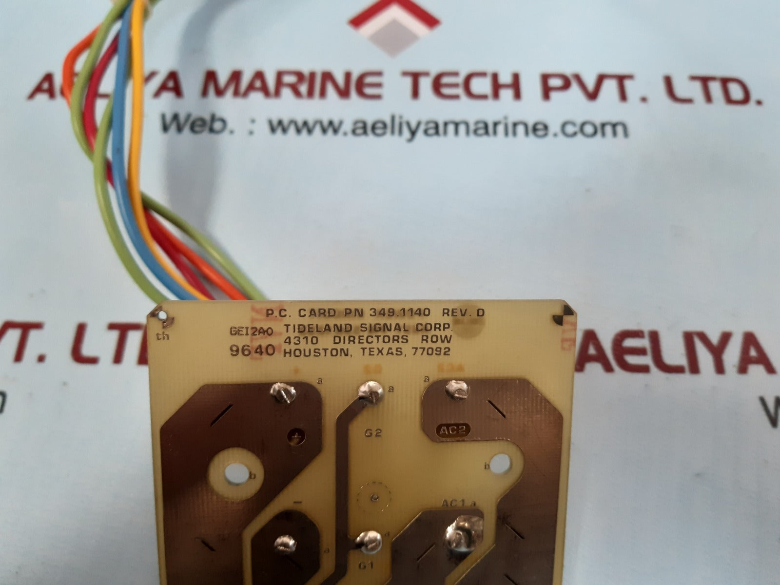 Tideland signal 349.1140 power circuit with tbc.10 battery charger