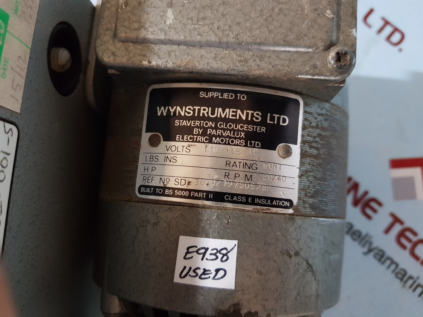Wynstruments sd 38m wiper motor