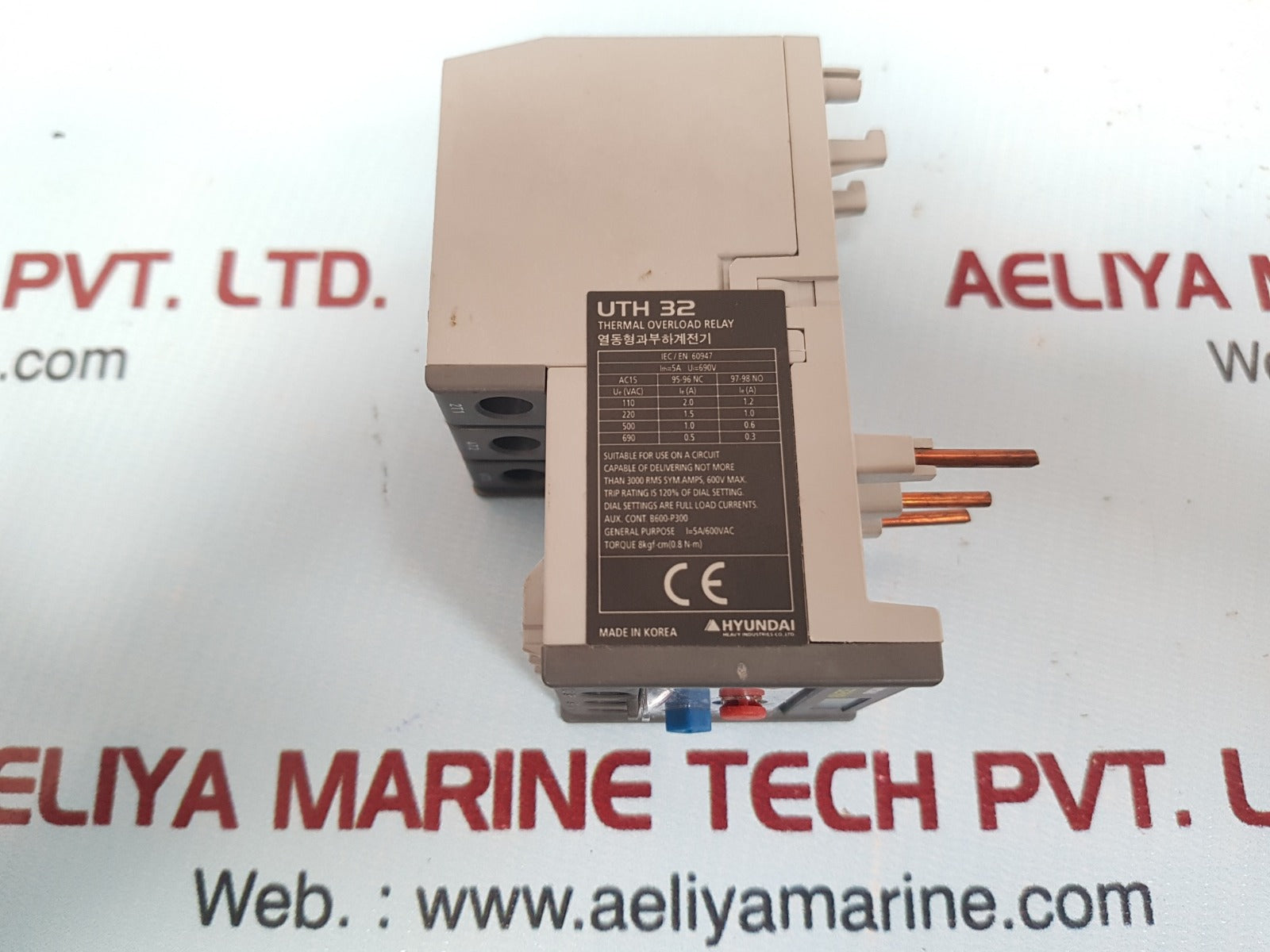 Hyundai Uth 32Hb Thermal Overload Relay Aux.Cont. B600-p300