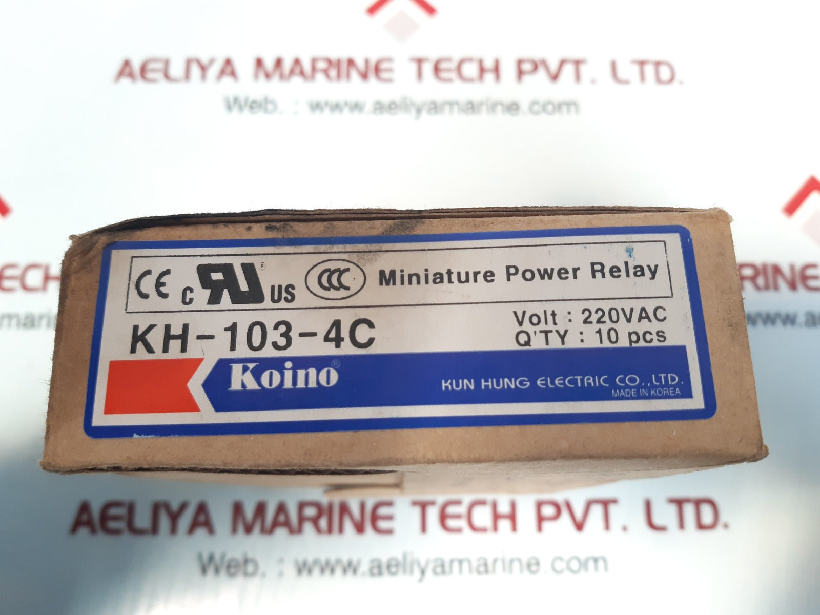 Koino Kh-103-4C Miniature Power Relay Kh0103 220Vac