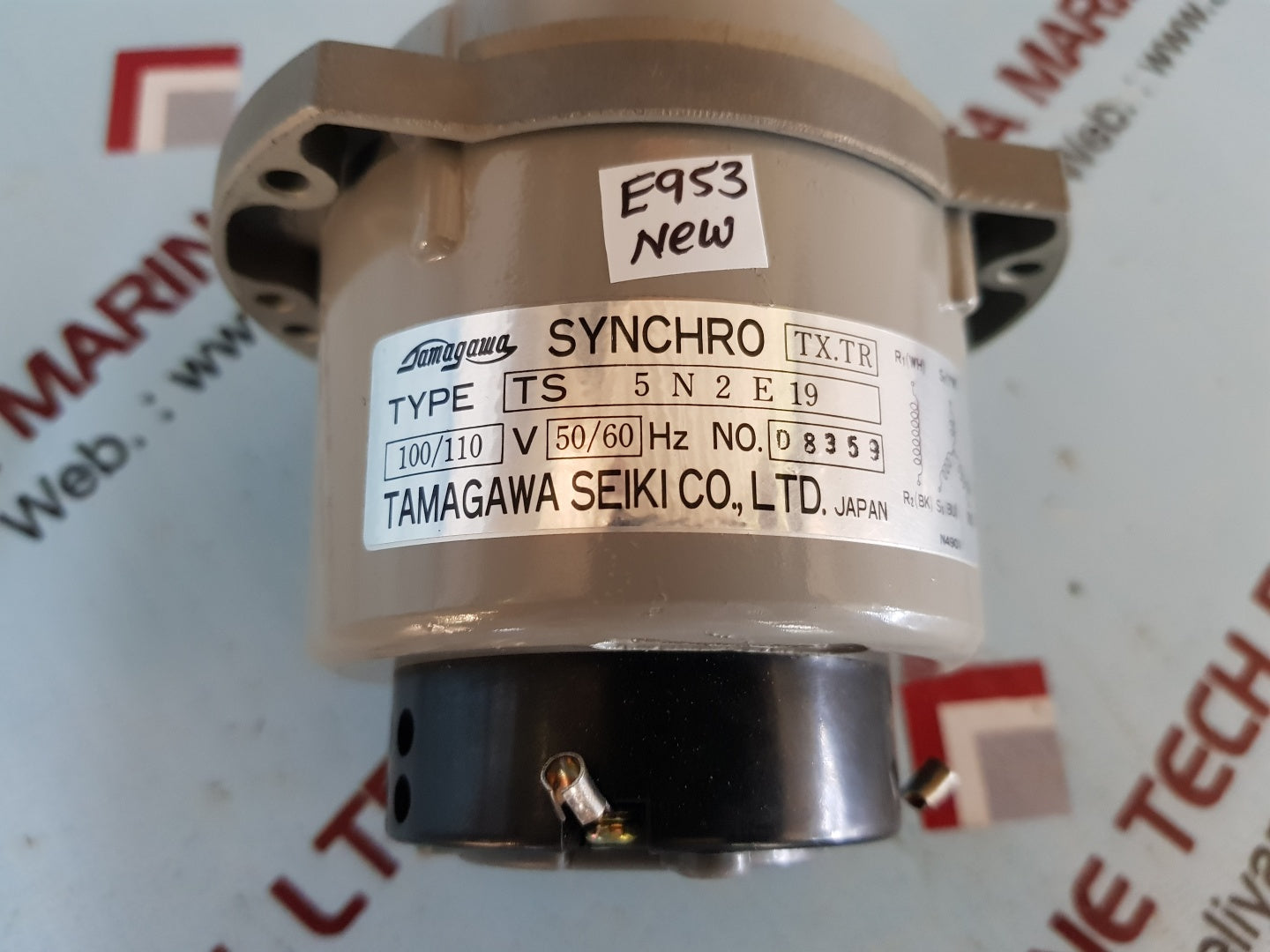 Tamagawa ts 5n2e19 tx.tr synchro motor 100/110v 50/60hz