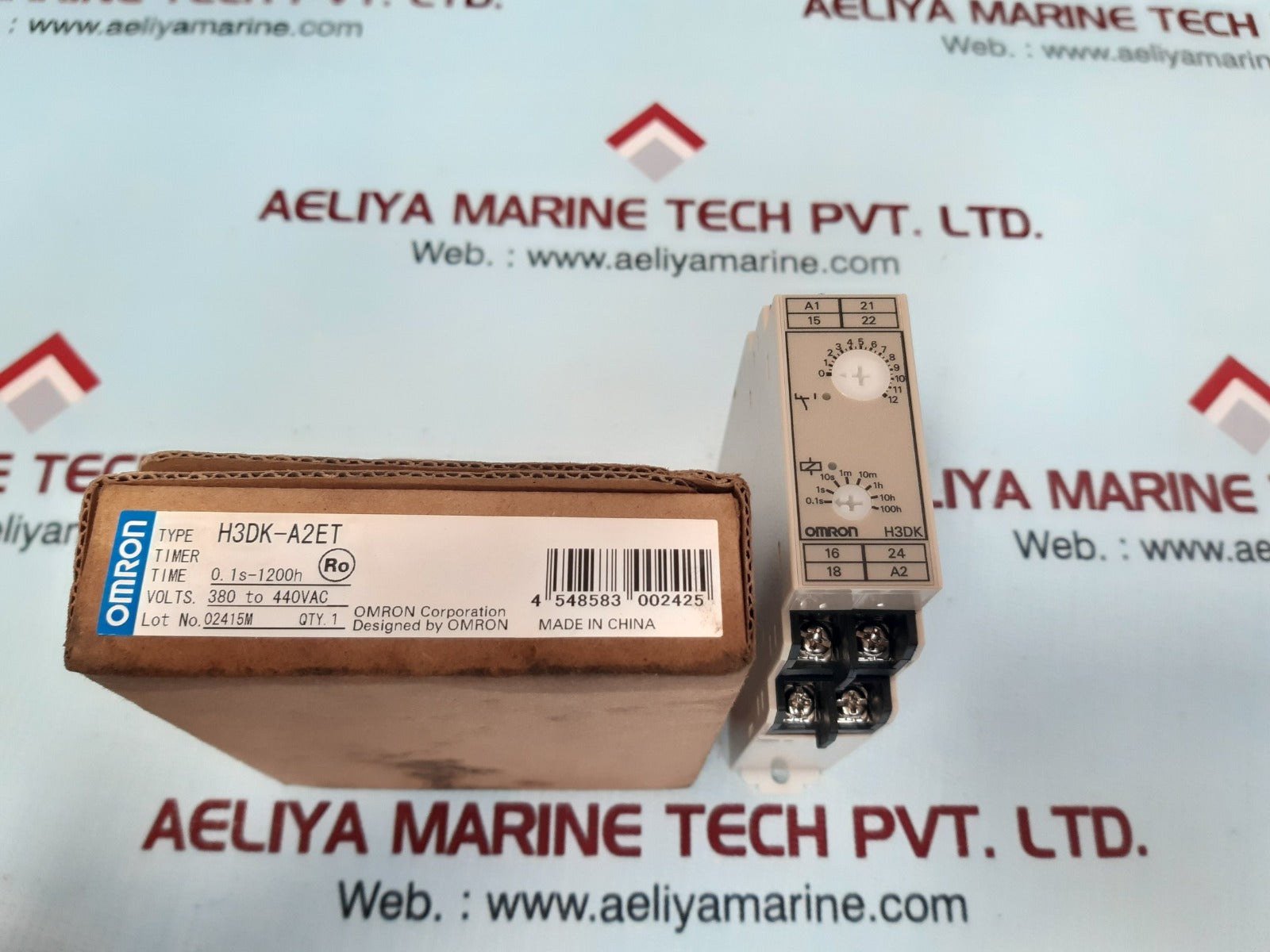 Omron h3dk-a2et solid state timer 380-440vac