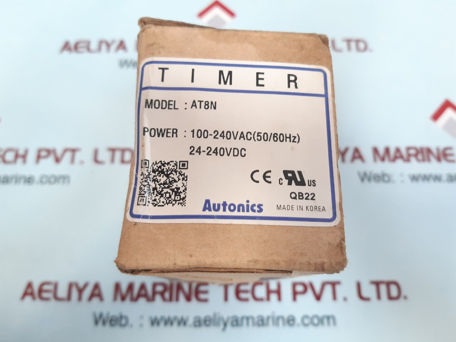 Autonics At8N Analog Timer 0-10 Min 100-240Vac /24-240Vdc 50-60Hz