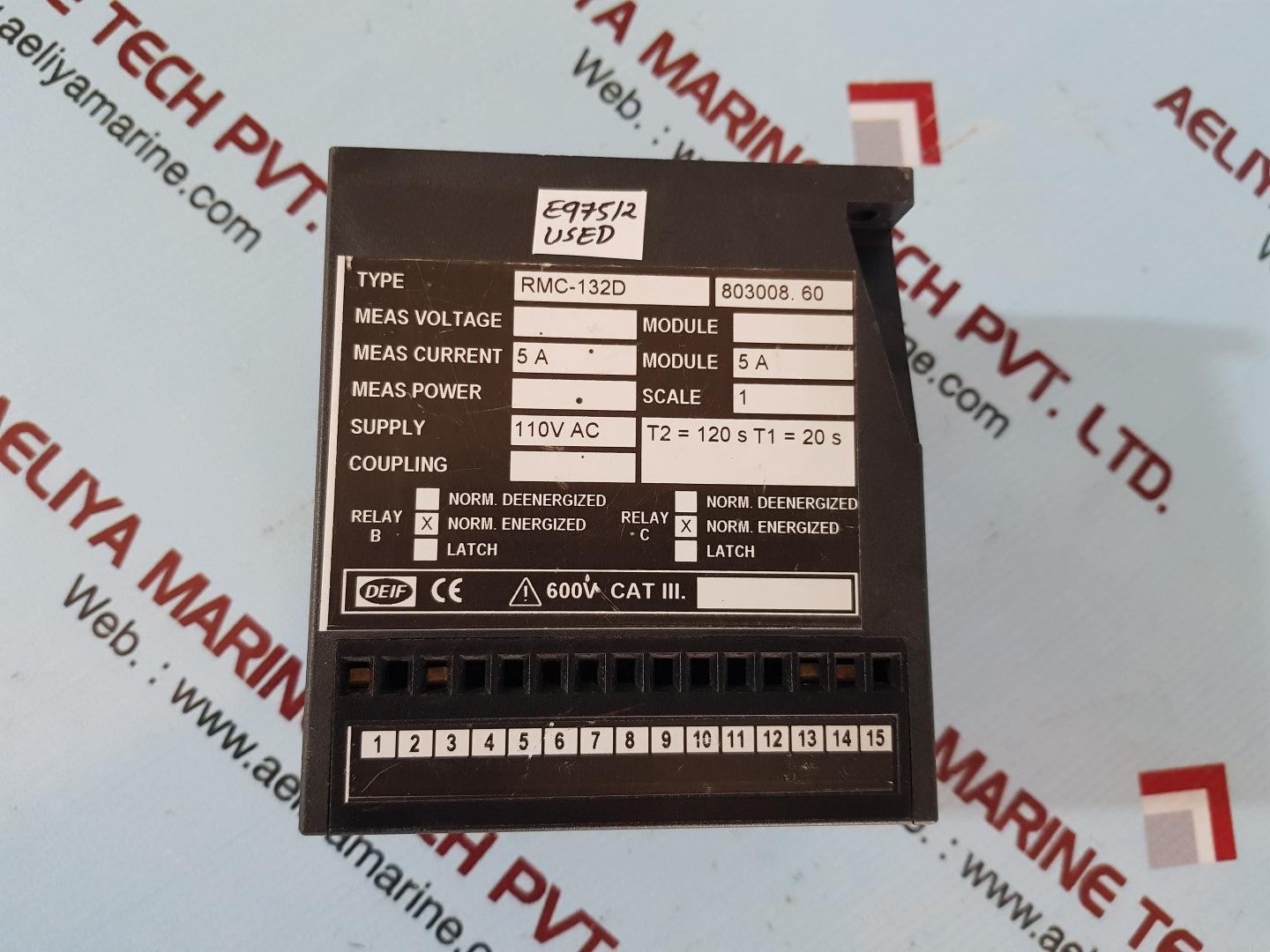 Deif rmc-132d 803008.60 current and short circuit relay