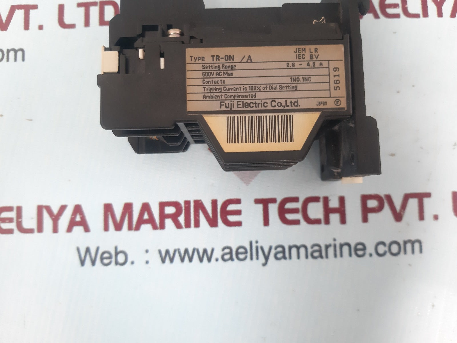 Fuji Electric Tr-0N/A Thermal Overload Relay 2.8-4.2 A