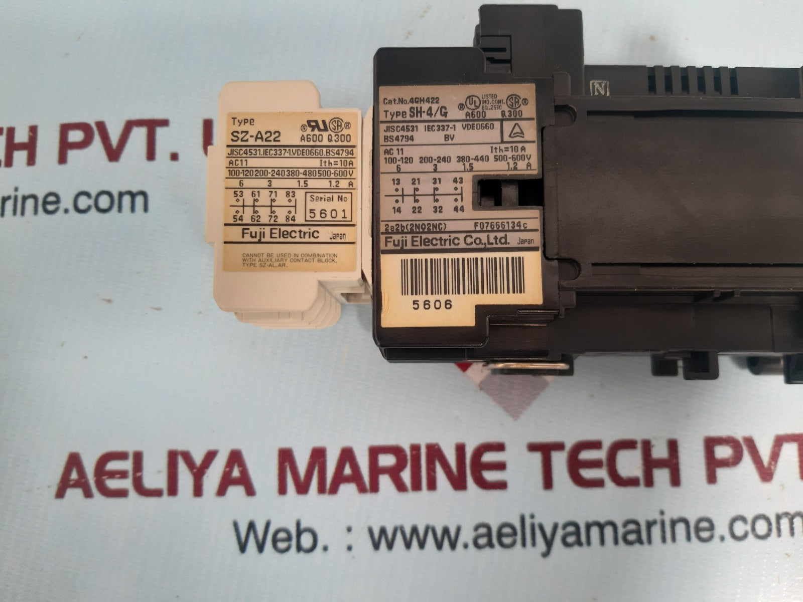 Fuji Sz-a22/ Sh-4/G Contactor Auxiliary Relay 4Gh422