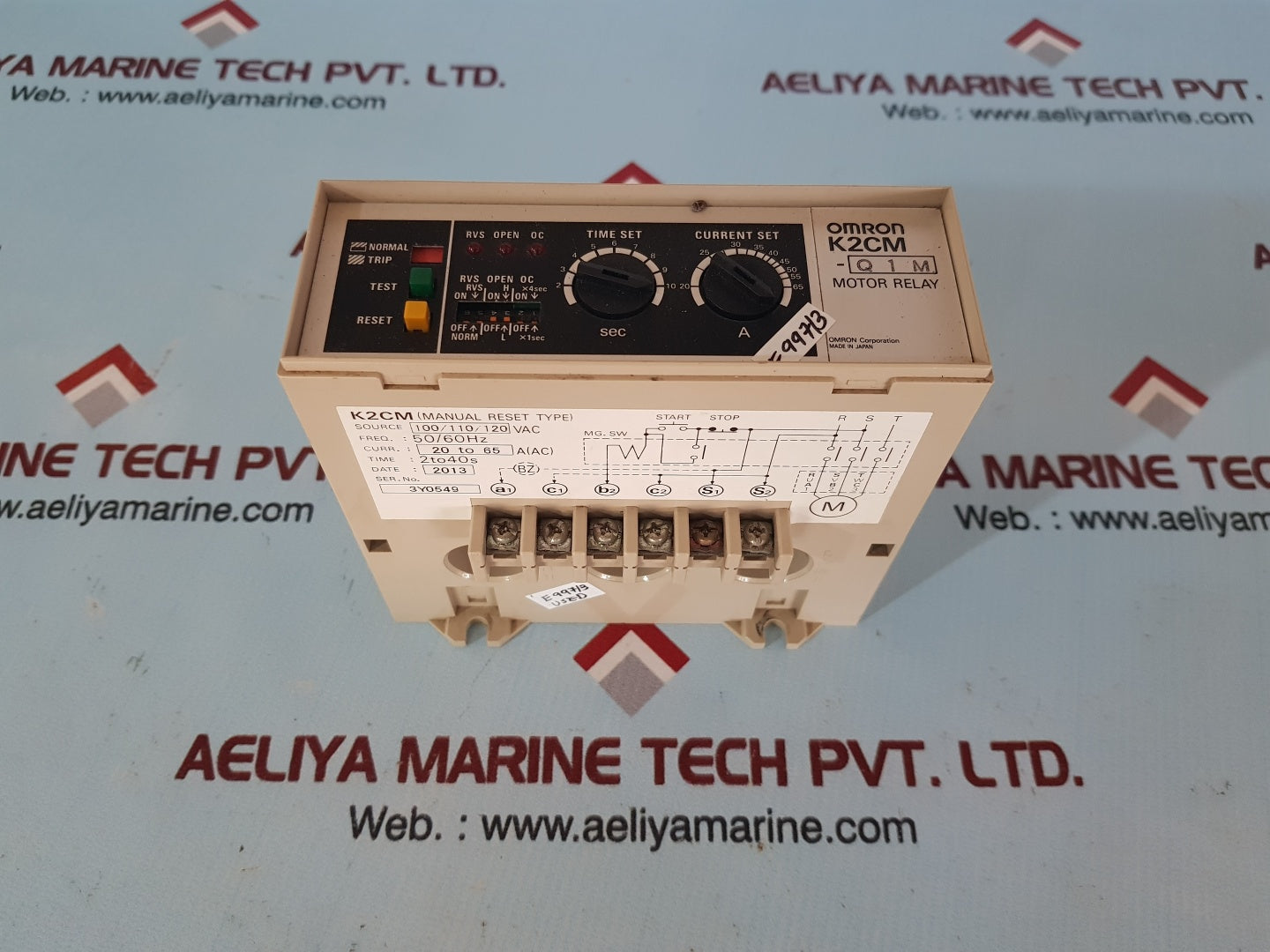 Omron k2cm-q1m motor relay