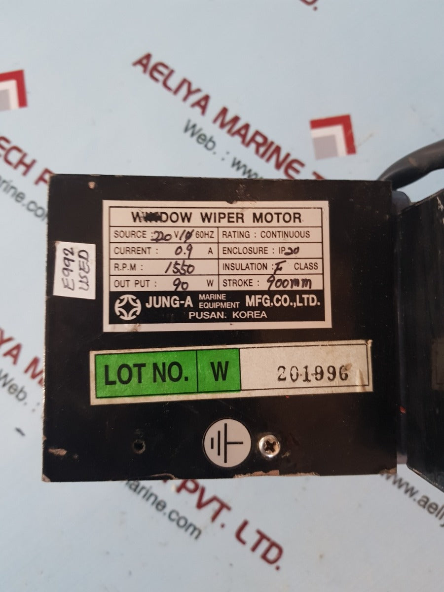 Jung-a marine window wiper motor 0.9a