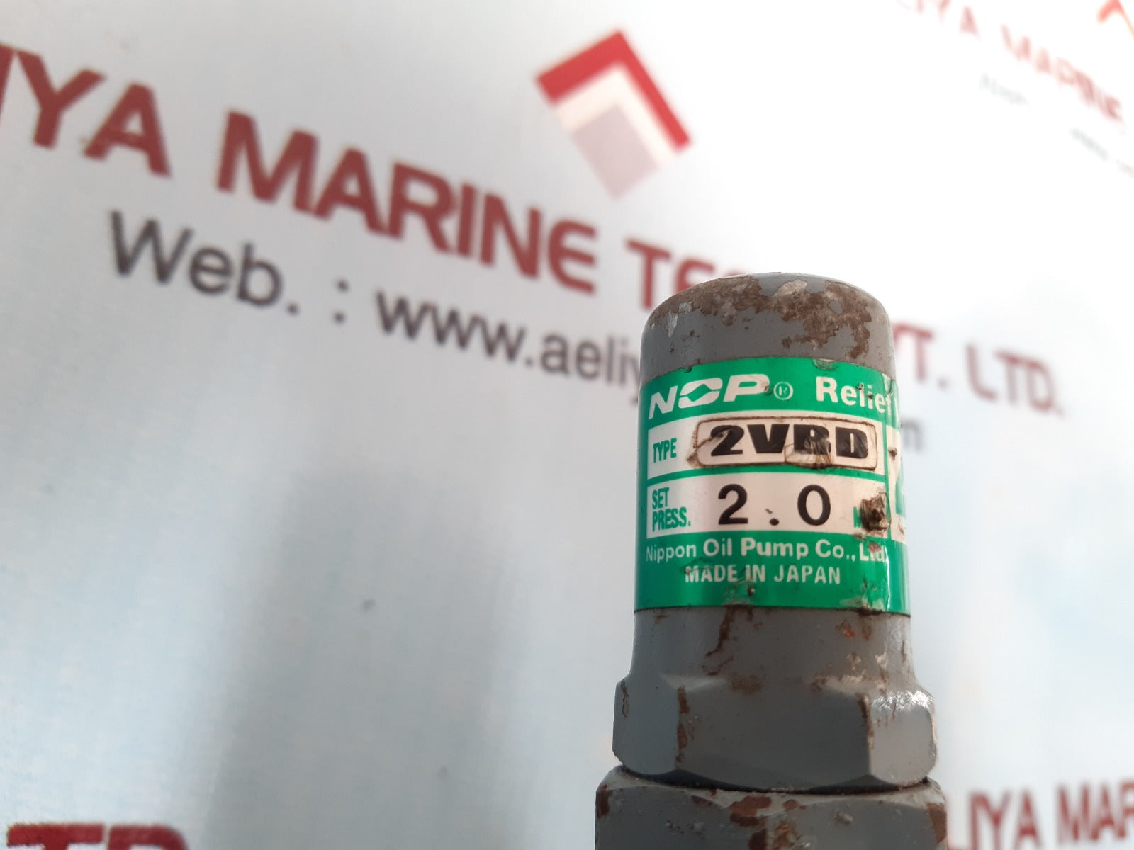 Nippon oil pump 2vbd relief valve