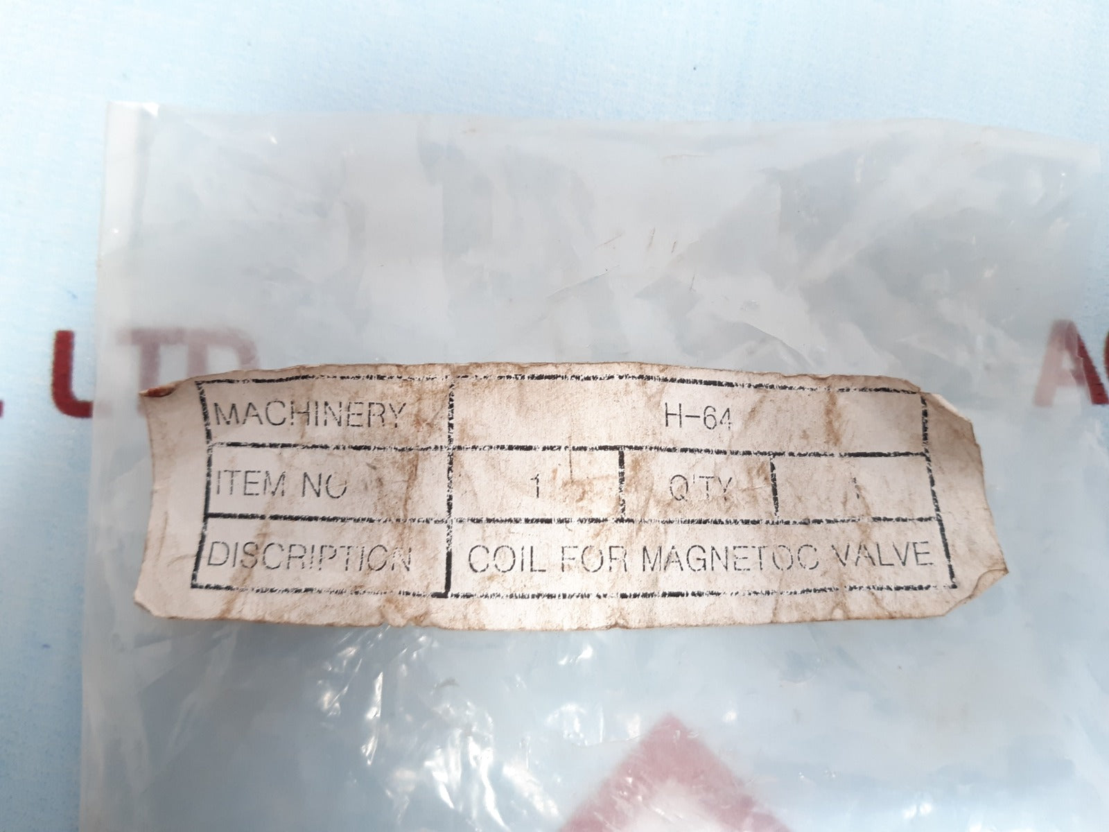 H-64 coil for magnetoc valve 0/110v