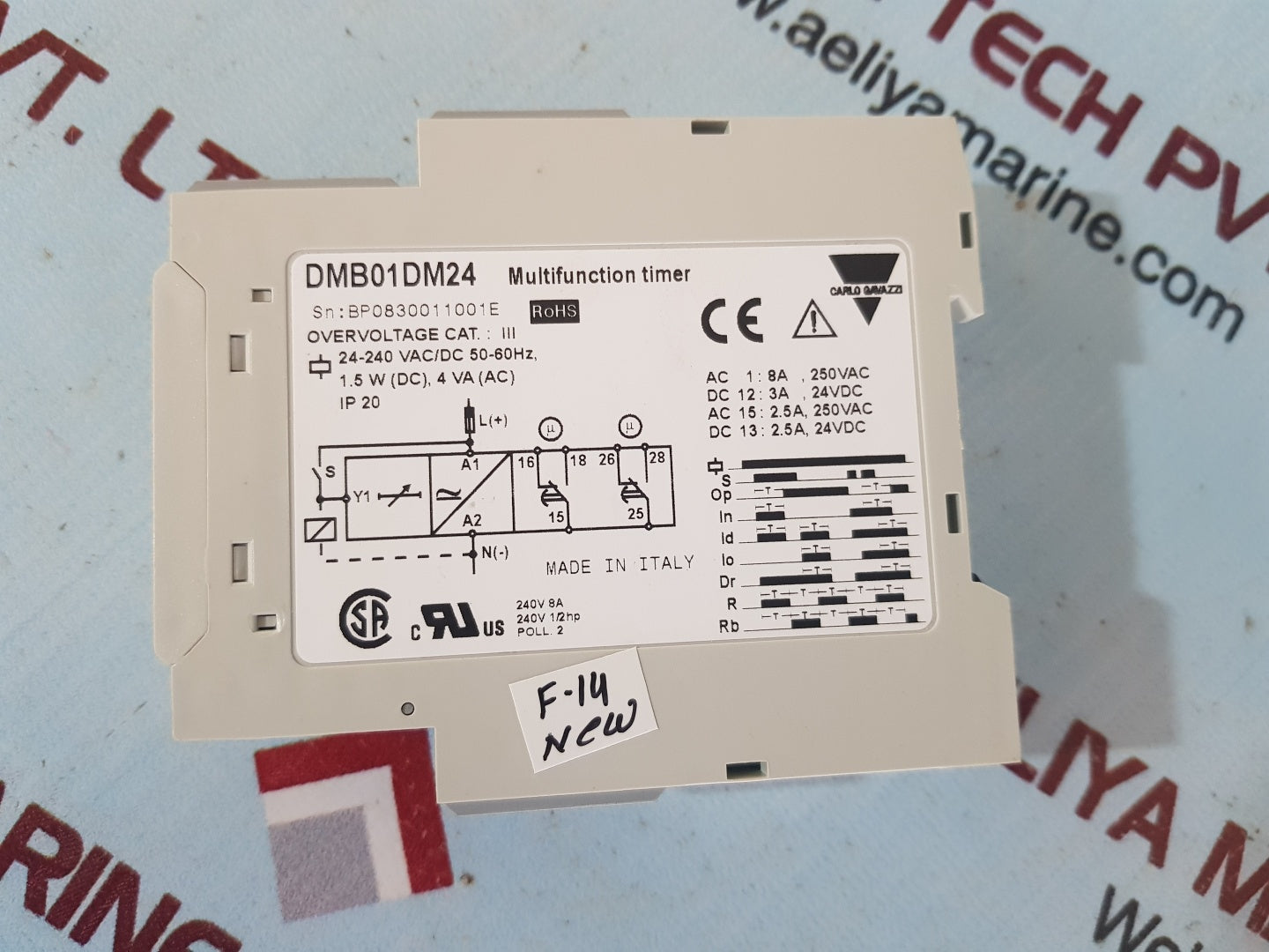 Carlo gavazzi dmb01dm24 multifunction timer