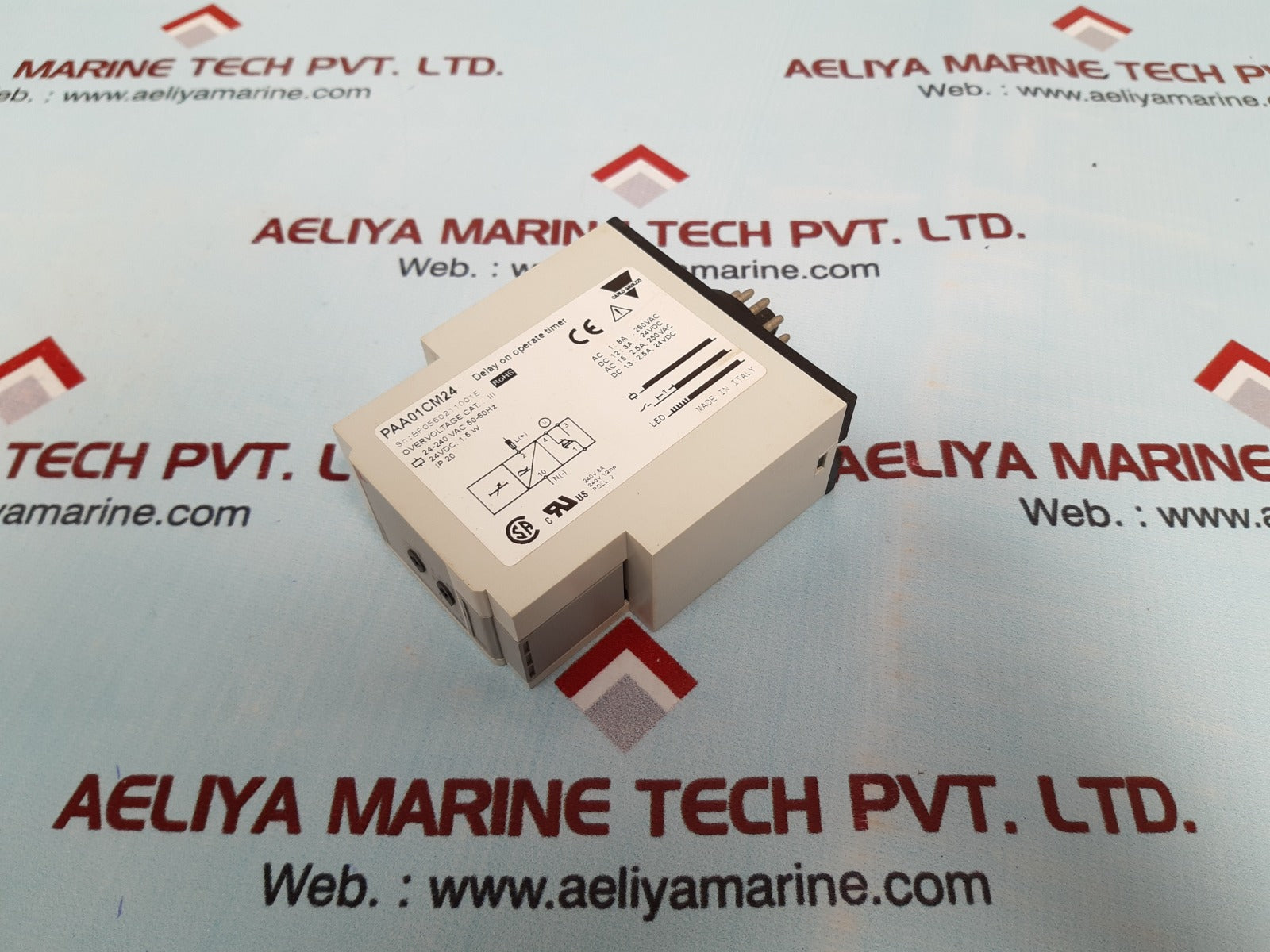 Carlo gavazzi paa01cm24 delay on operate timer 24-240 vac 50-60hz