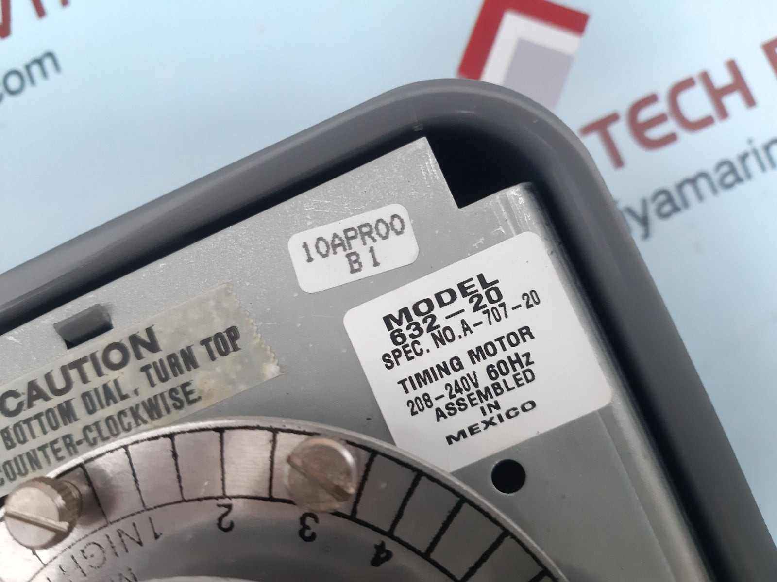 Paragon 632-20 timing motor 208-240v 60hz