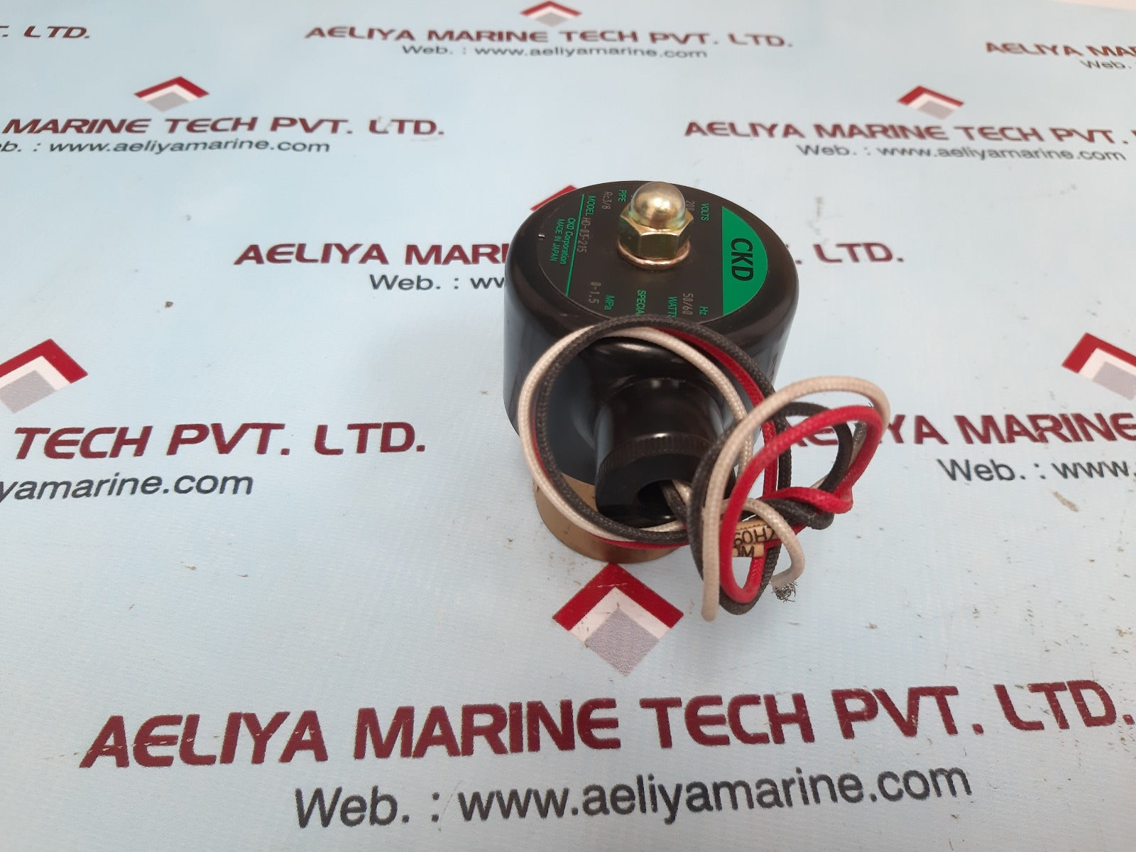 Ckd corporation ho-03-215 brass solenoid valve
