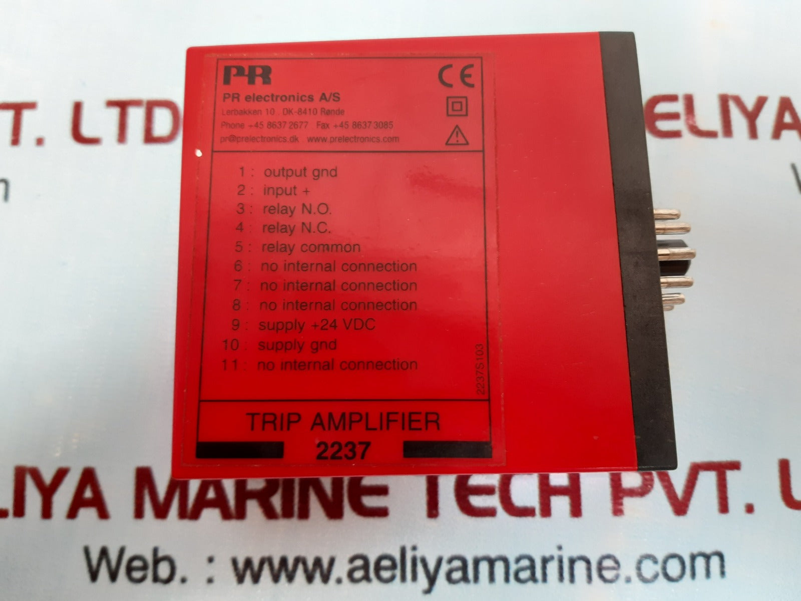 Pr electronics 2237 trip amplifier 2237c1a