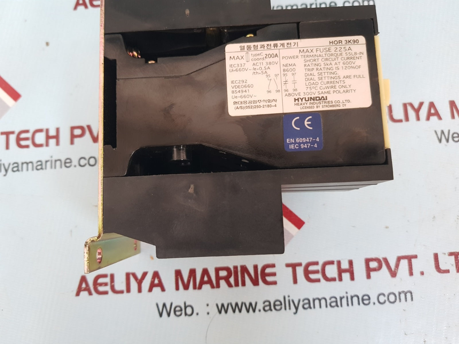 Hyundai hor 3k90 thermal overload relay