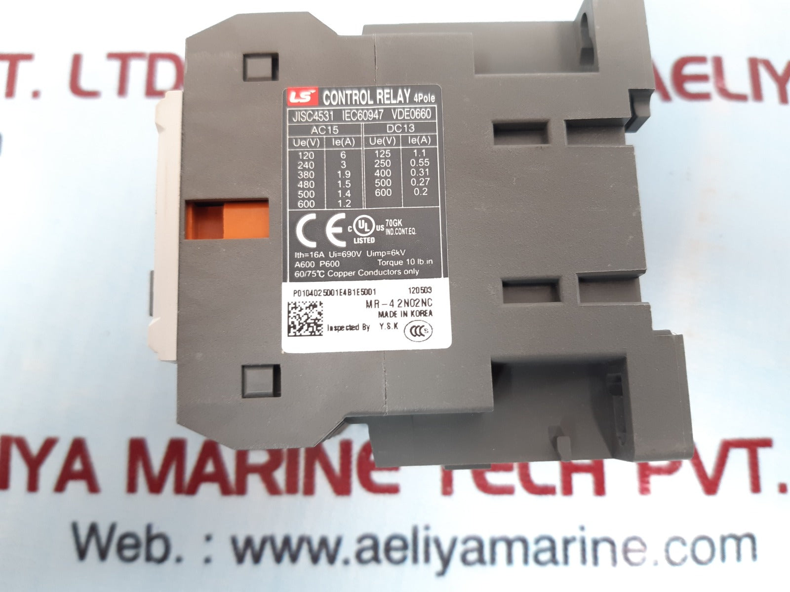 Metasol mr-4 control relay