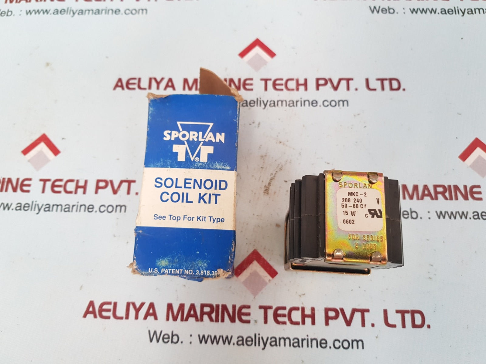 Sporlan mkc-2 solenoid coil kit 208 240v 50-60 cy 15 w