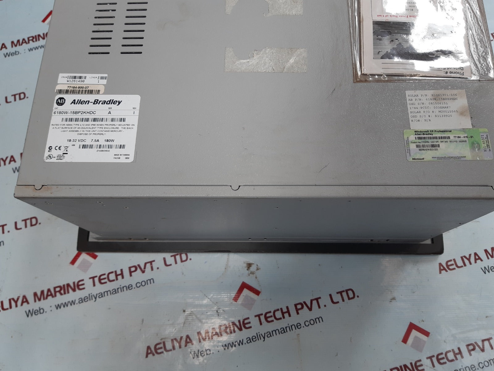 Allen-bradley 6180w-15bp2khdc versaview serA 1500w