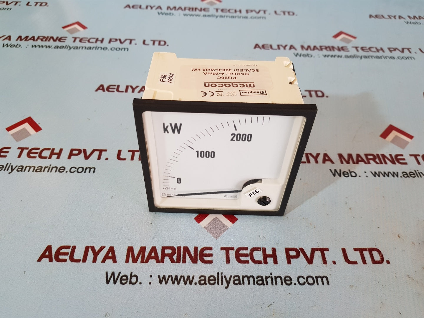 Crompton megacon pq96c watt meter