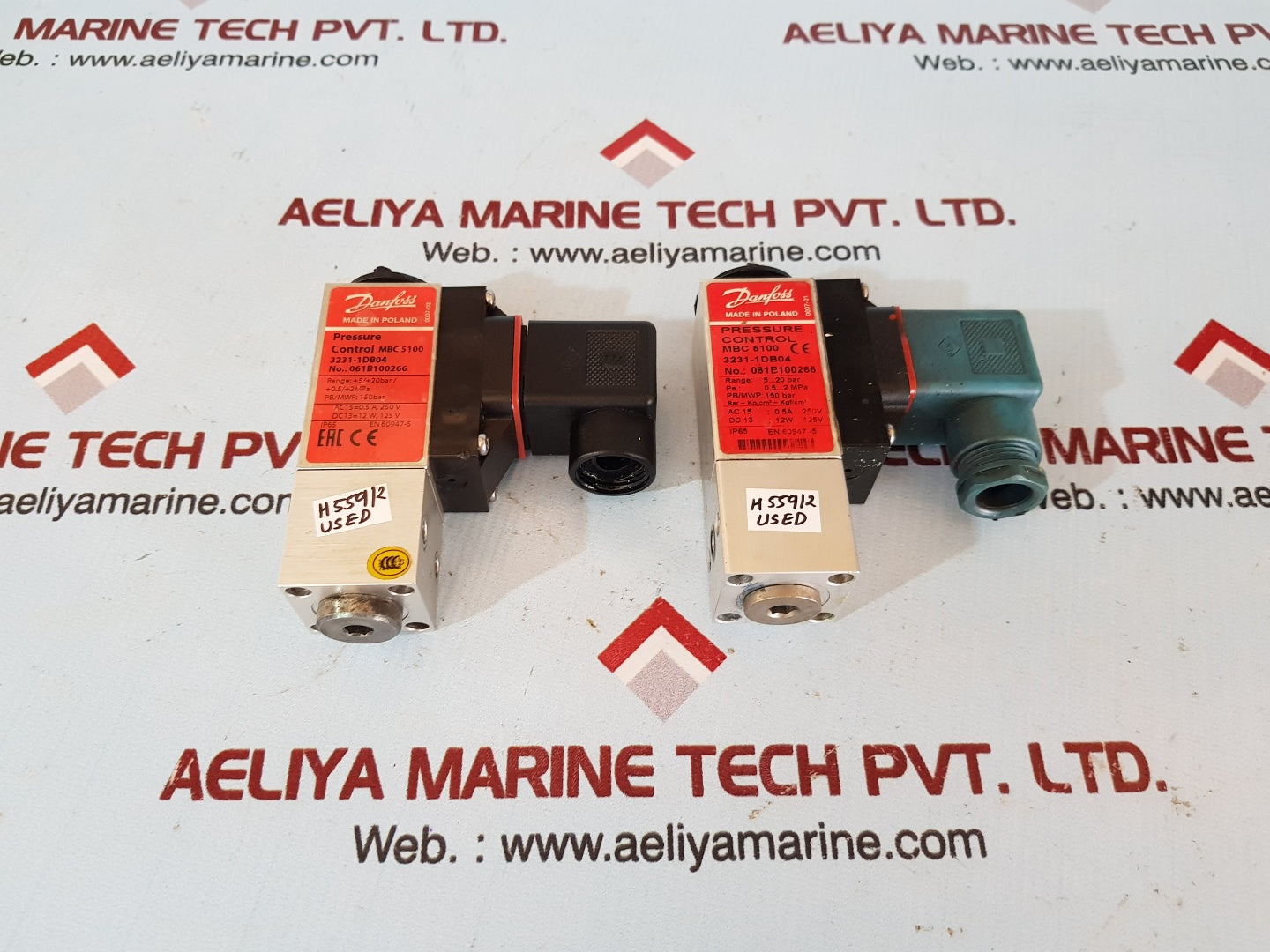 Danfoss mbc 5100 3231-1db04 pressure switch 061b100266