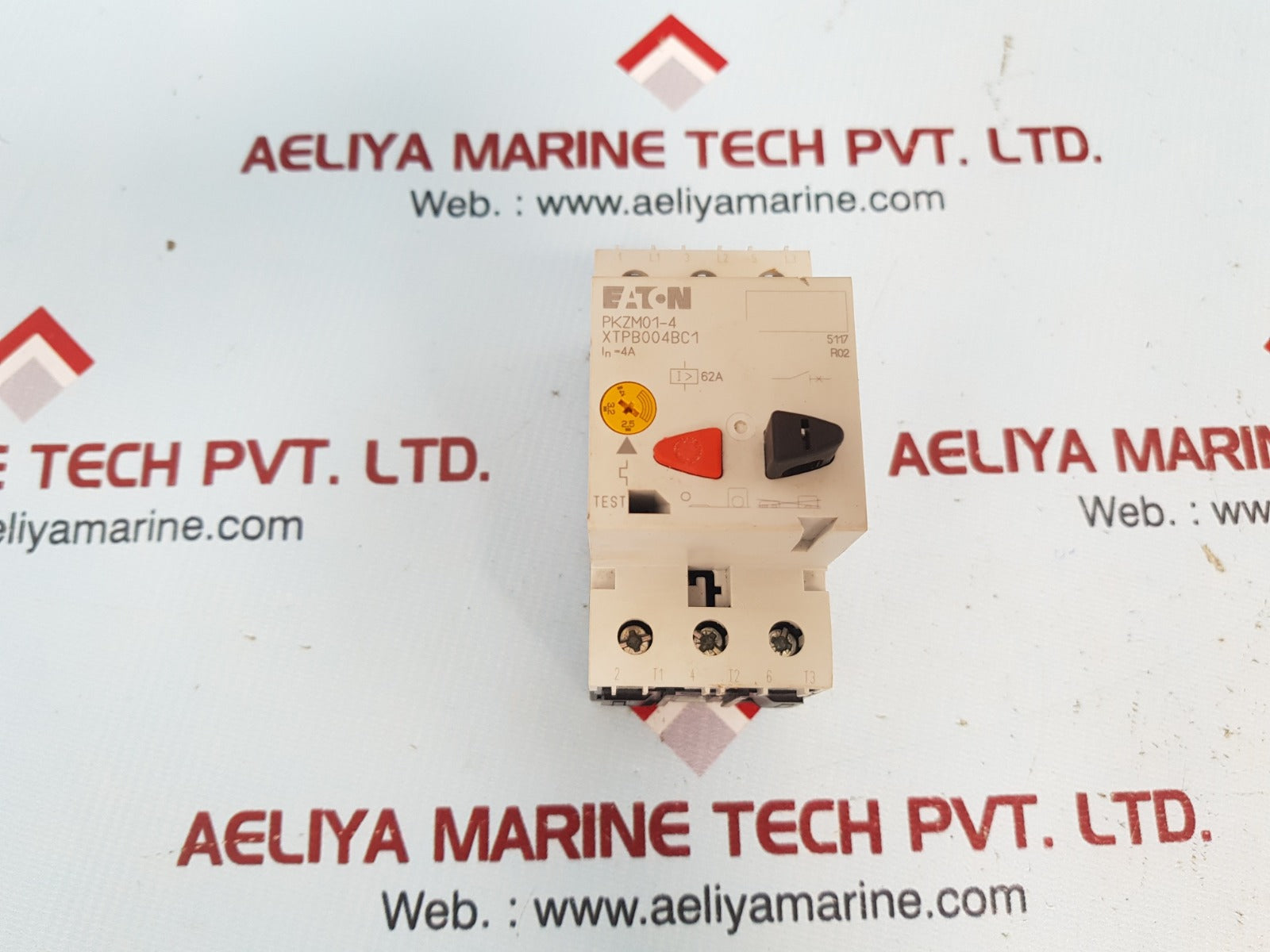 Eaton pkzm01-4 motor protective circuit breaker xtpb004bc1