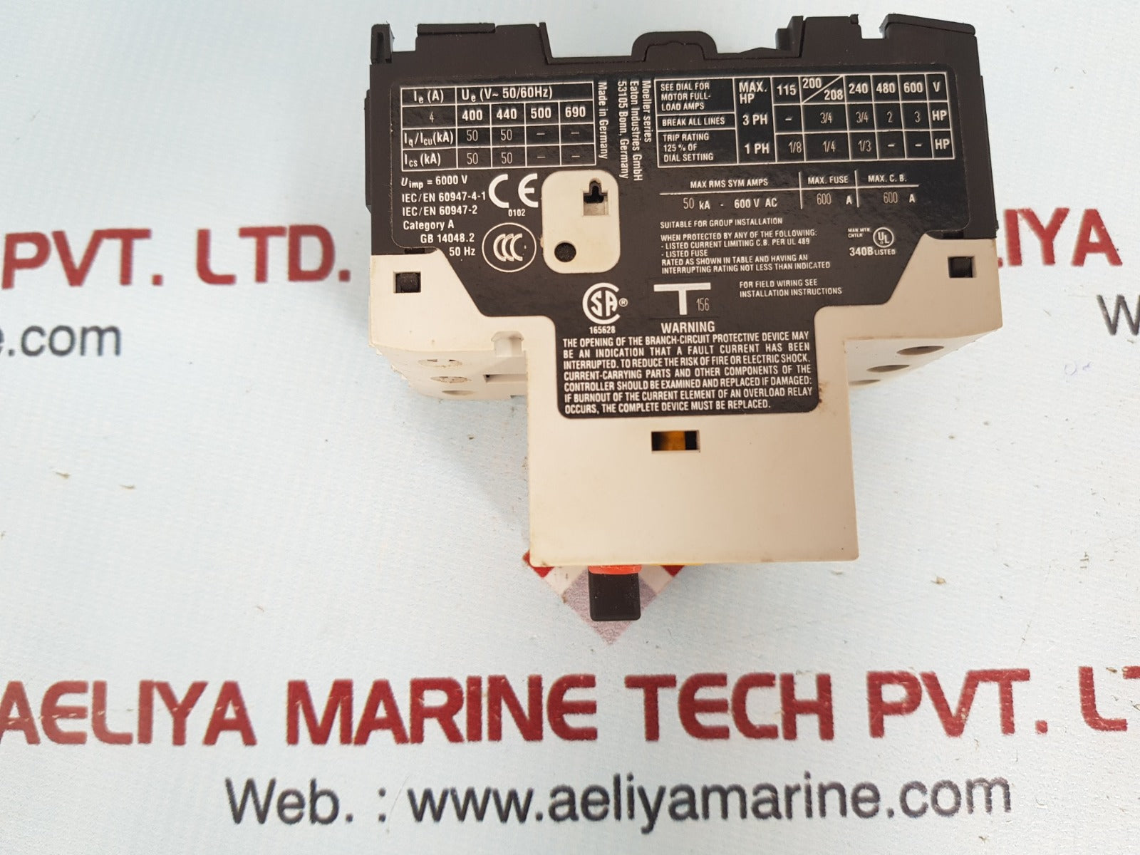 Eaton pkzm01-4 motor protective circuit breaker xtpb004bc1