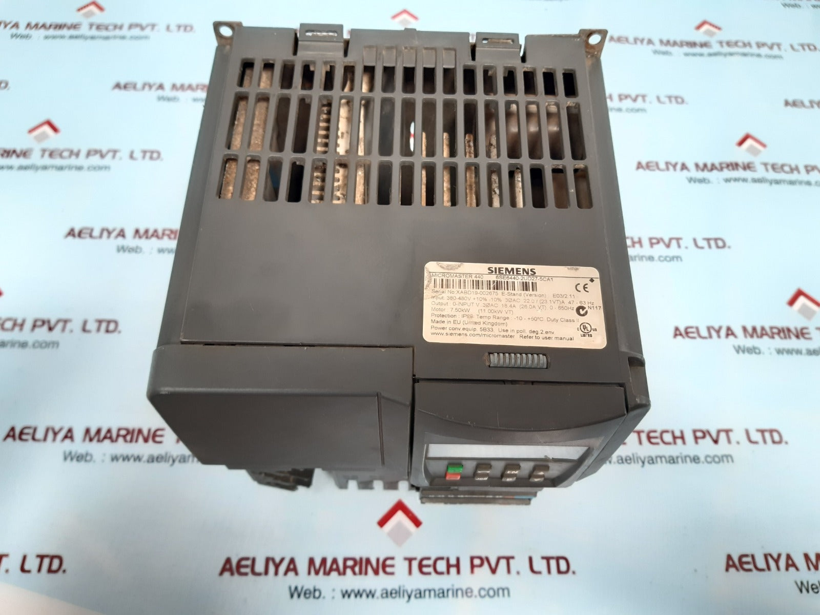 Siemens micromaster 440 6se6440-2ud27-5ca1 drive