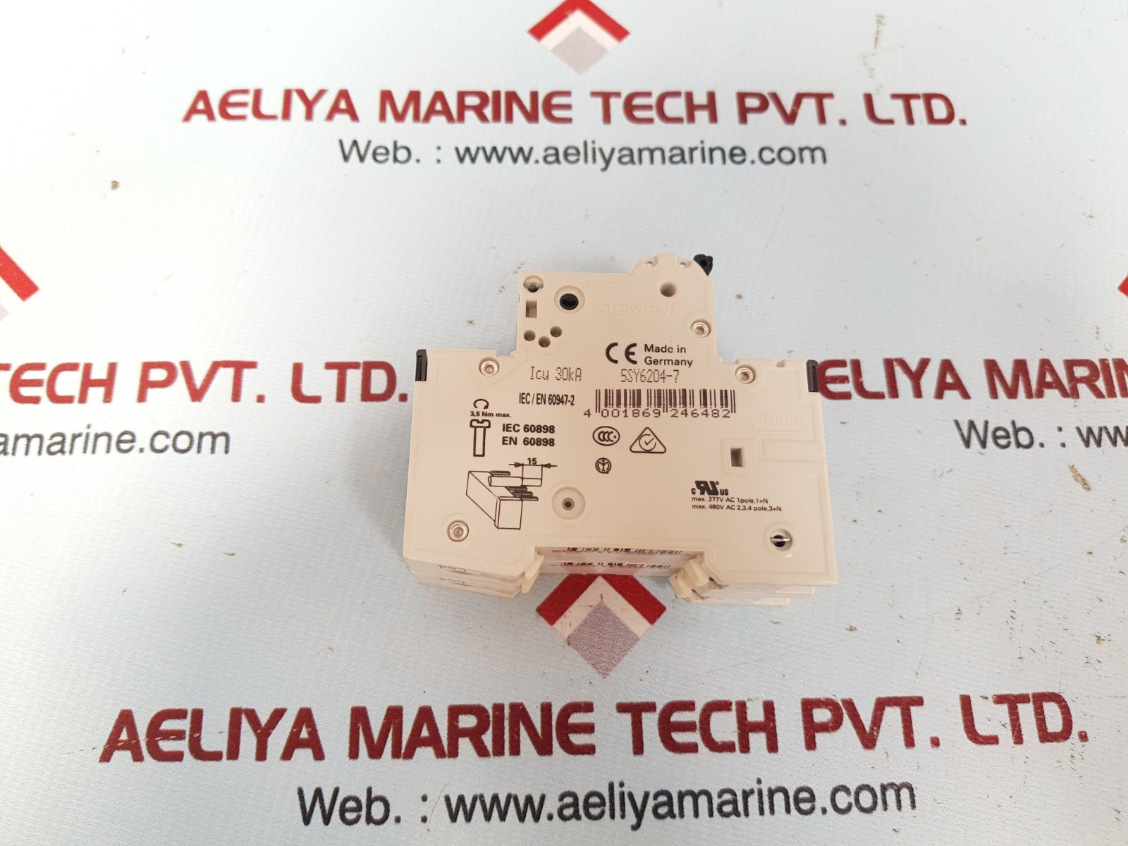 Siemens 5sy62 mcb c4 circuit breaker