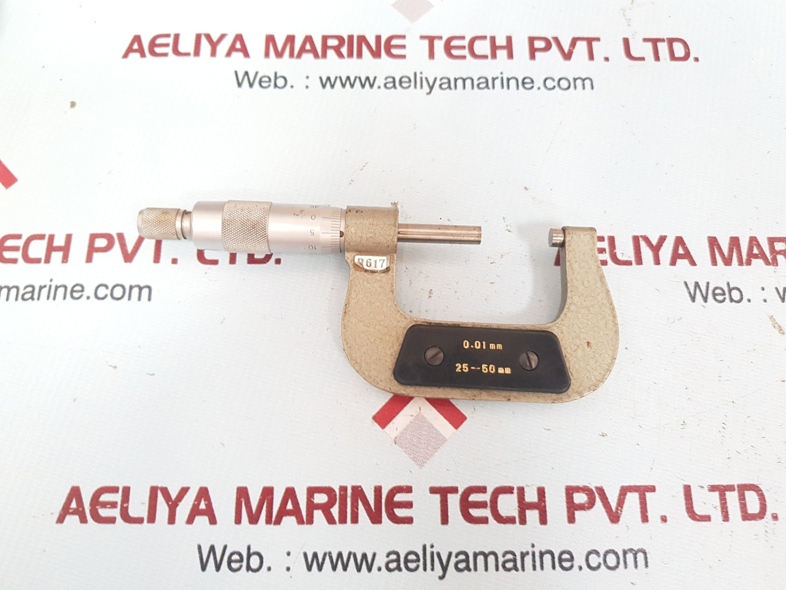 Sme 25-50 mm outside micrometer 0.01 mm