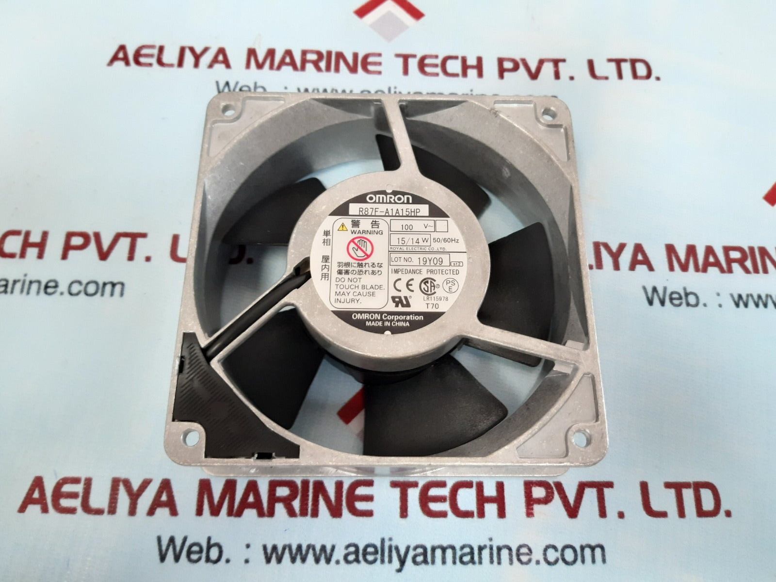 Omron r87f-a1a15hp ac axial fan 100v 50/60hz 15/14w