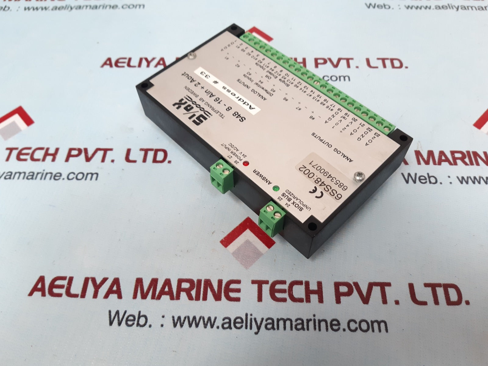 Siox s48 8-16 ain+2 aout input output module
