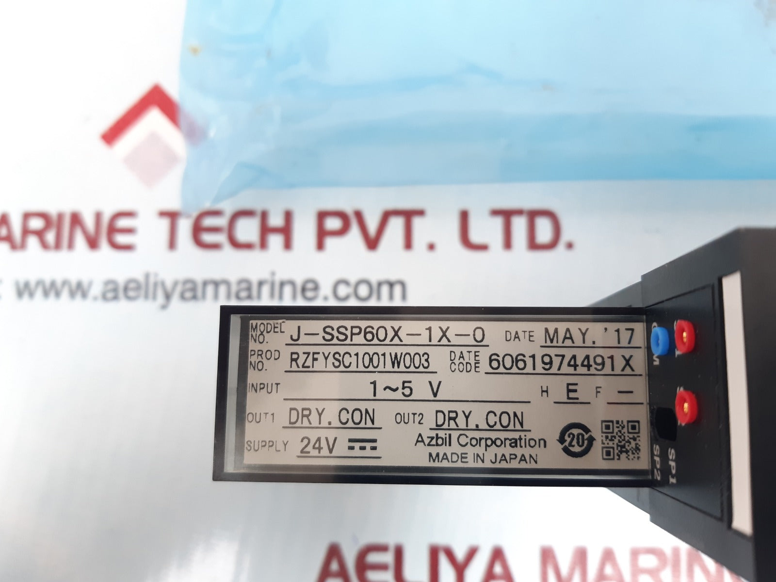 Azbil j-ssp60x-1x-0 controller