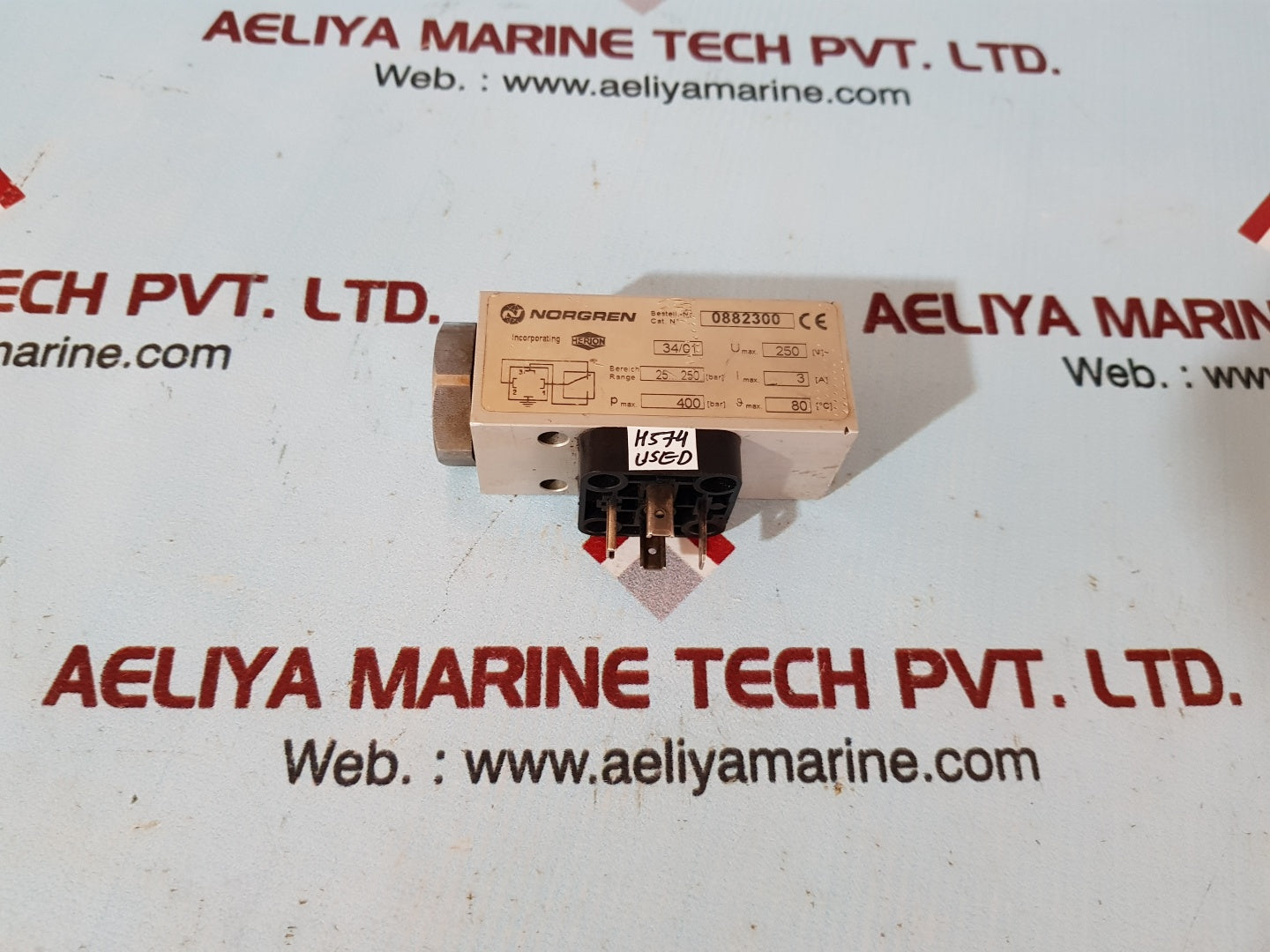 Norgren 0882300 pressure switch 250v