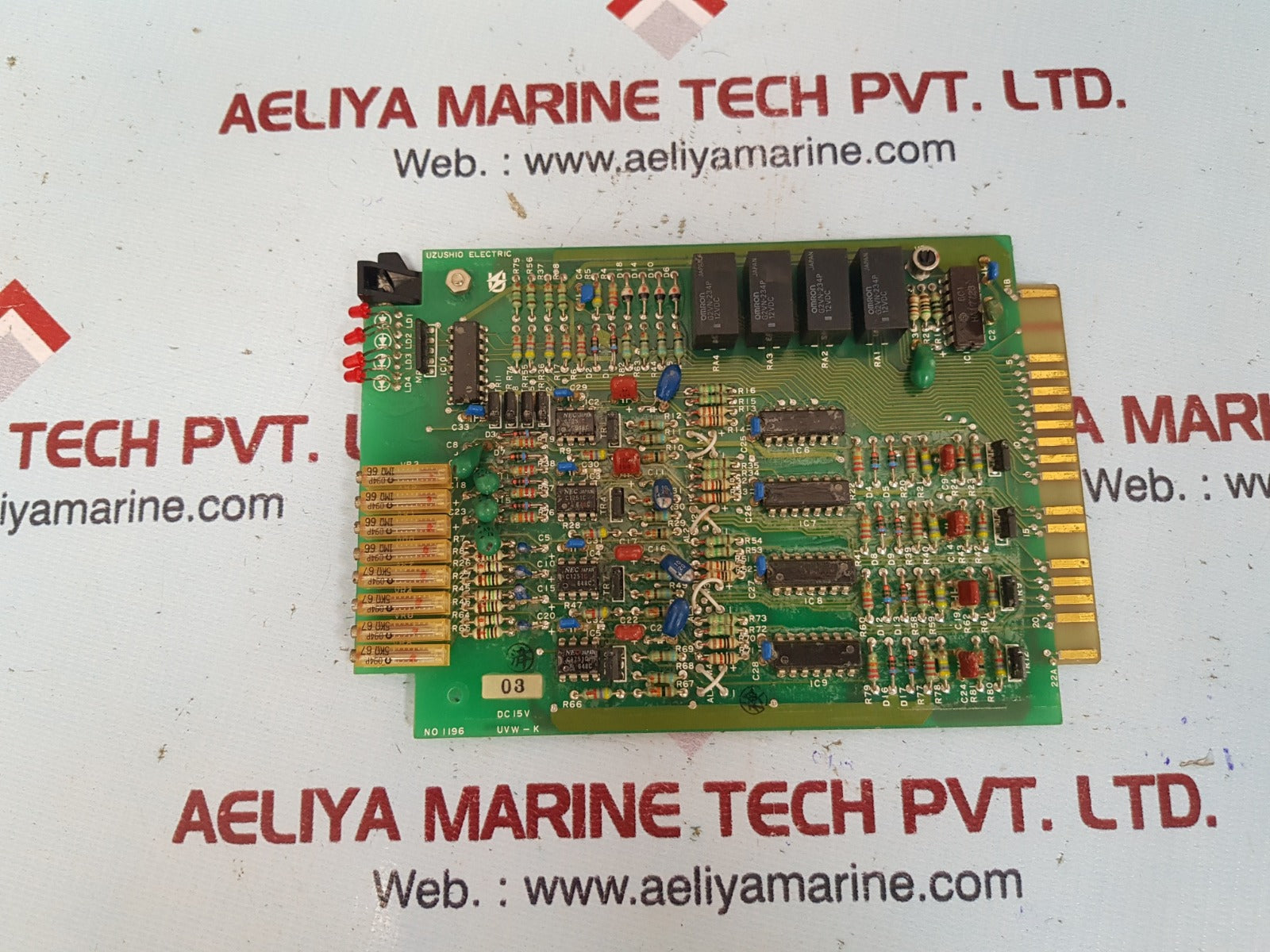 Uzushio uvw-k pcb card 1196